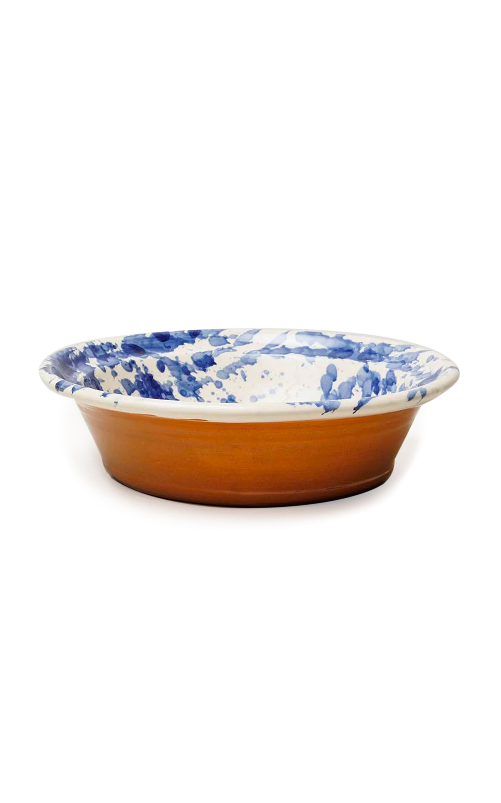 Shop Il Buco Vita Montegranaro Large Splatterware Serving Dish In Blue