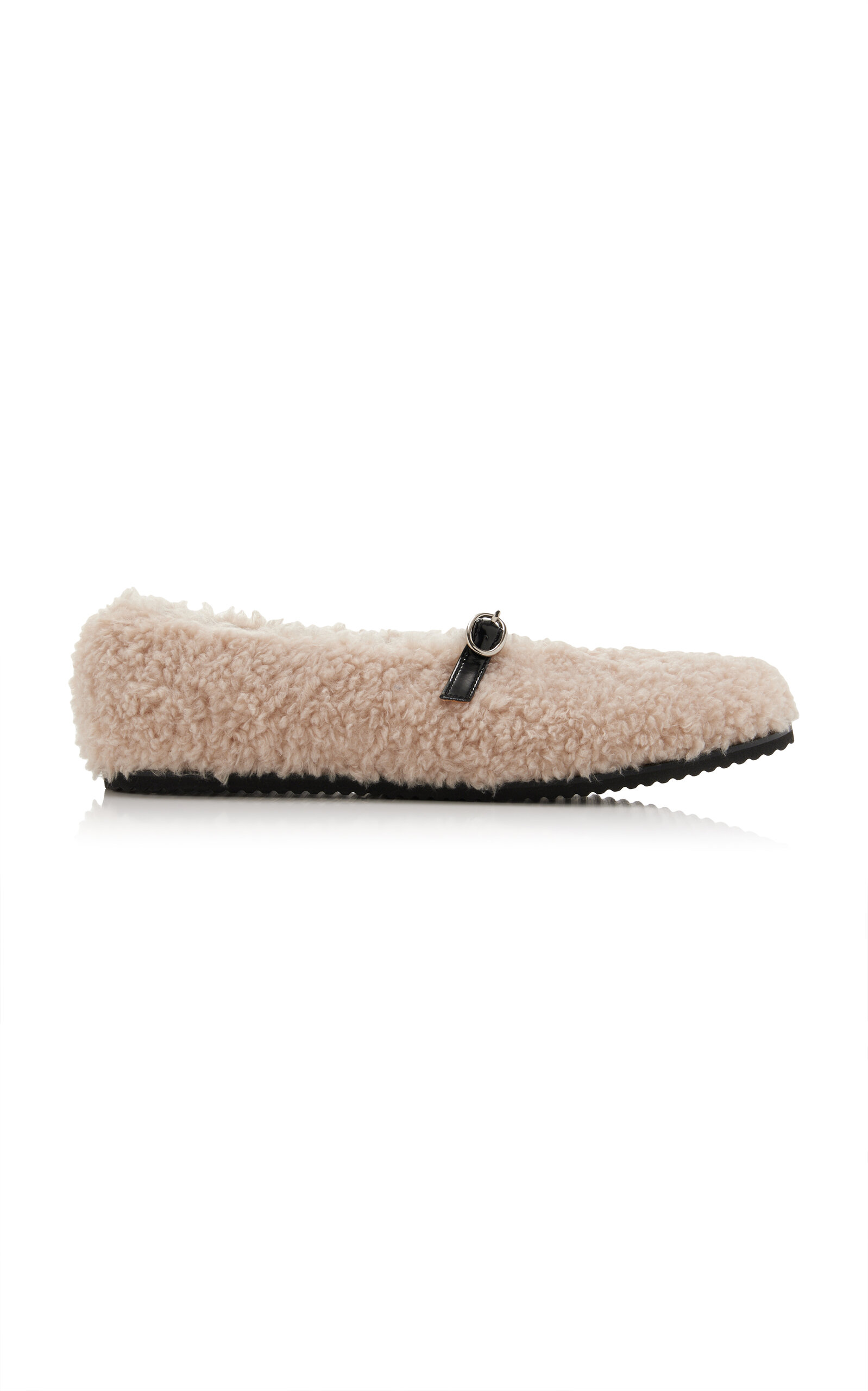 Sobok Faux Shearling Flats