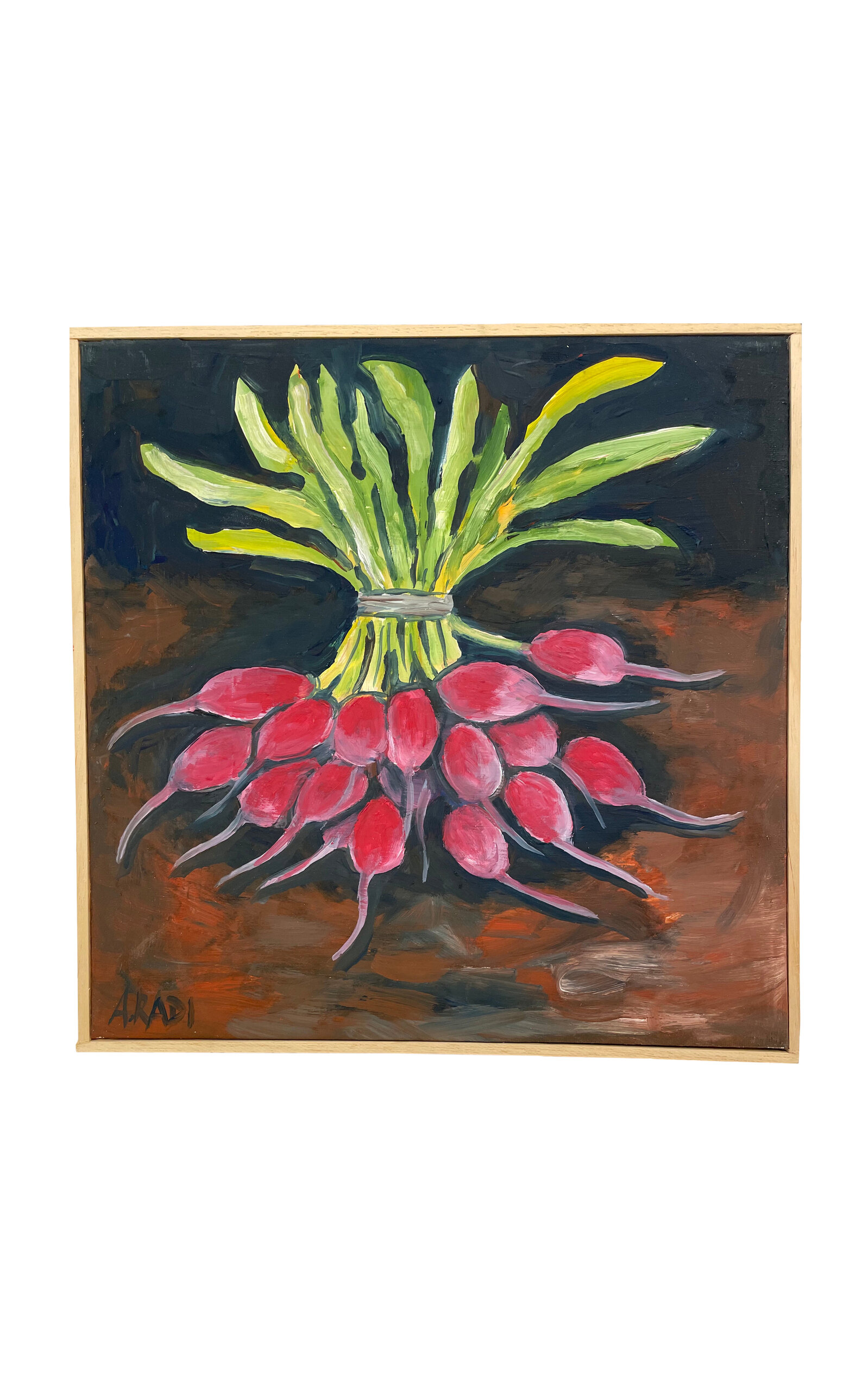 Shop Il Buco Vita Rapanelli Ix (radishes Ix) Oil Painting In Multi