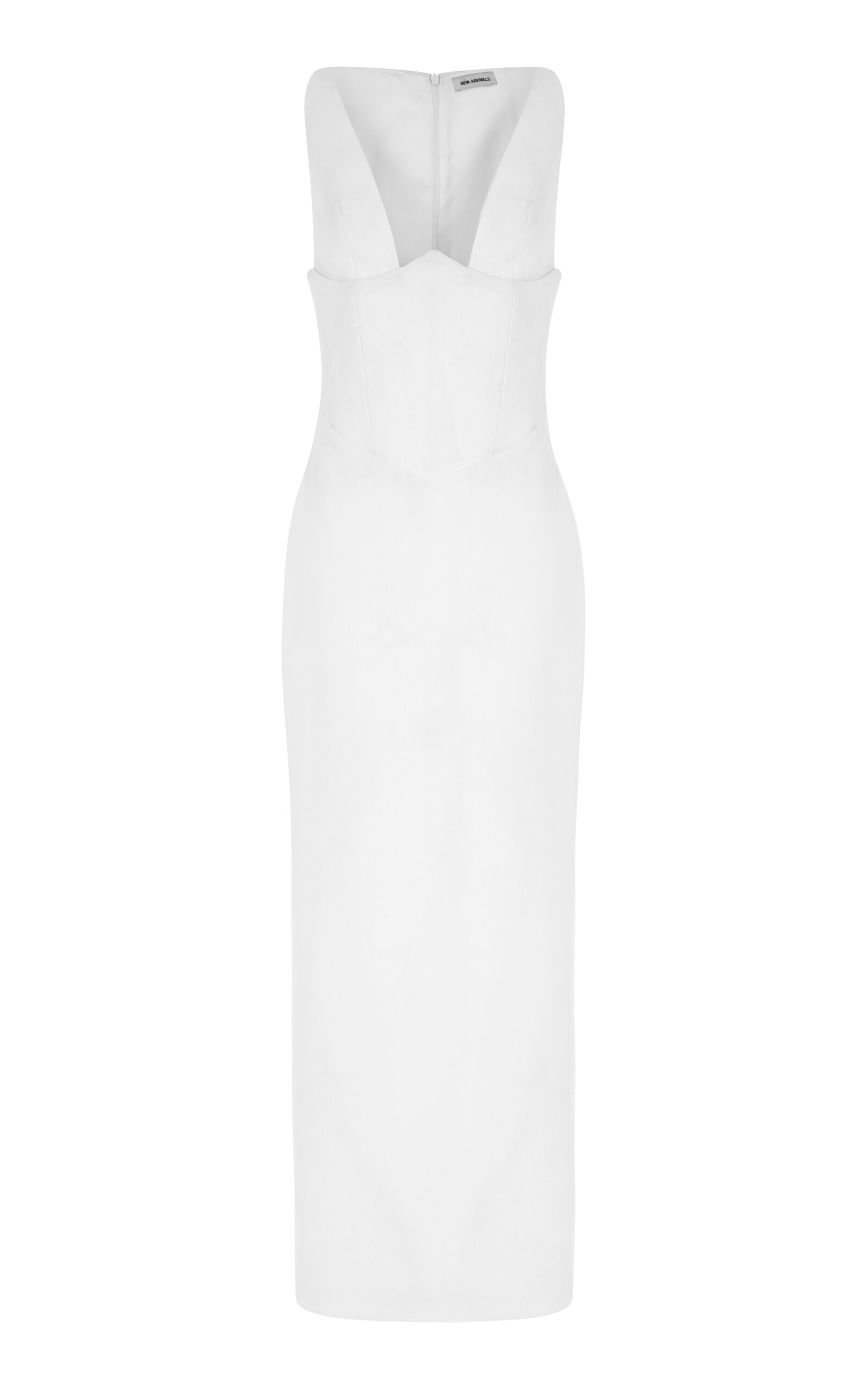 The New Arrivals Ilkyaz Ozel Anais Corseted Maxi Dress In White