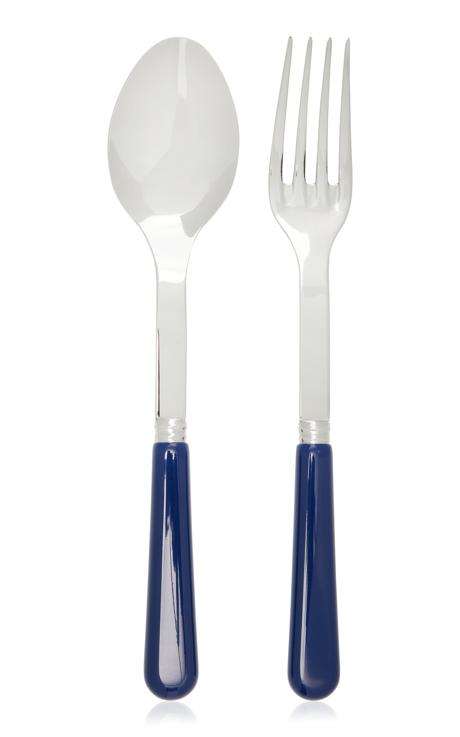 Sabre Two-piece Pop Stainless Steel Serving Set In Blue