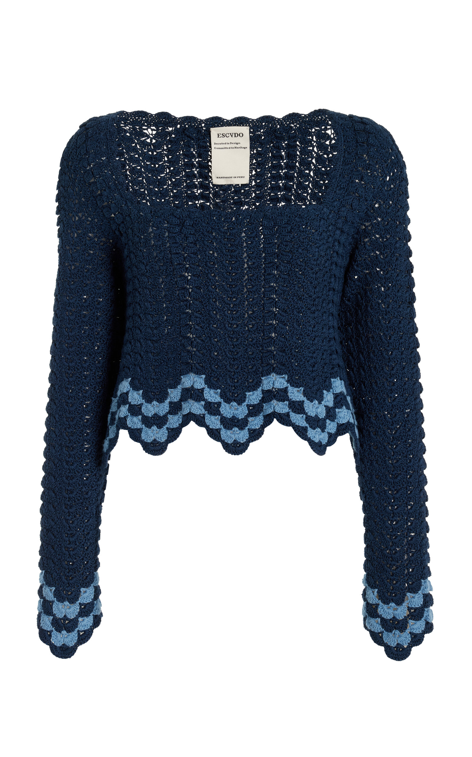 Brisa Crocheted Cotton Top