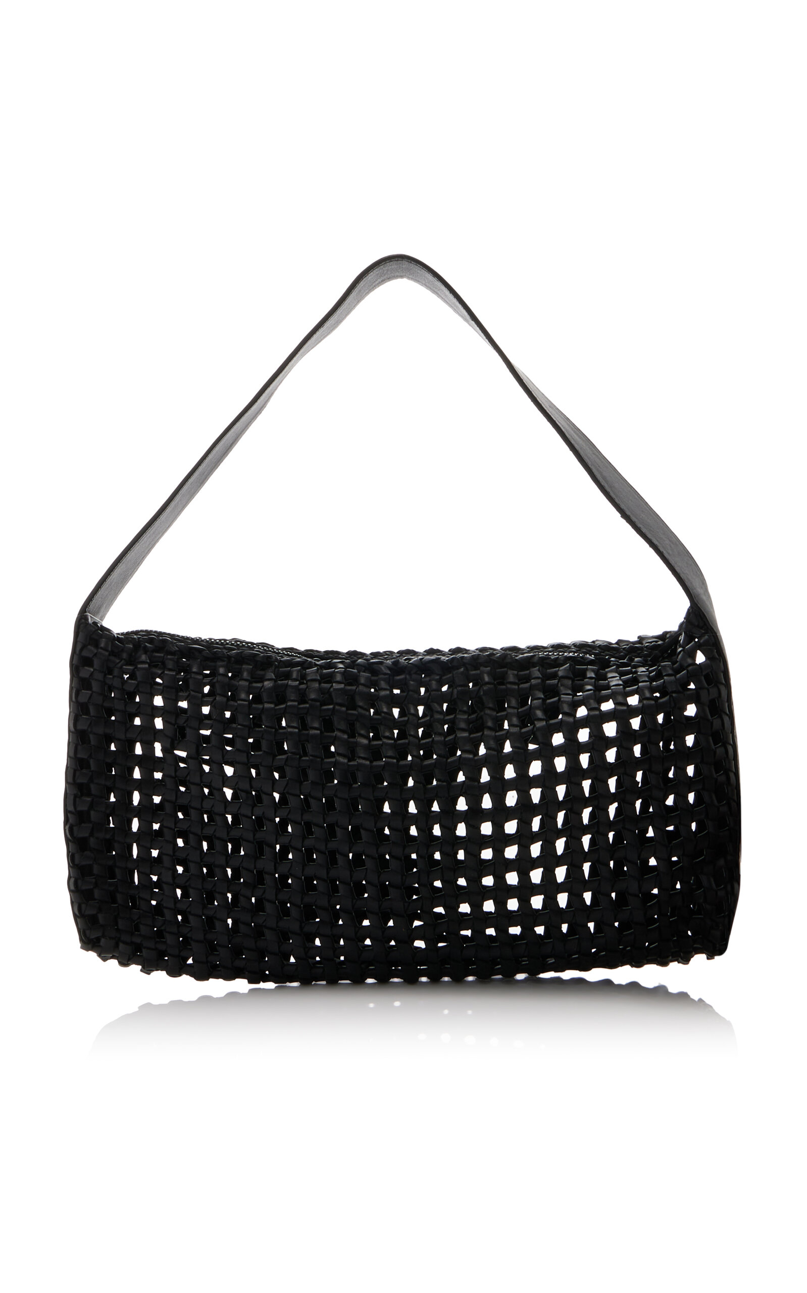 Macrame Leather Mesh Bag