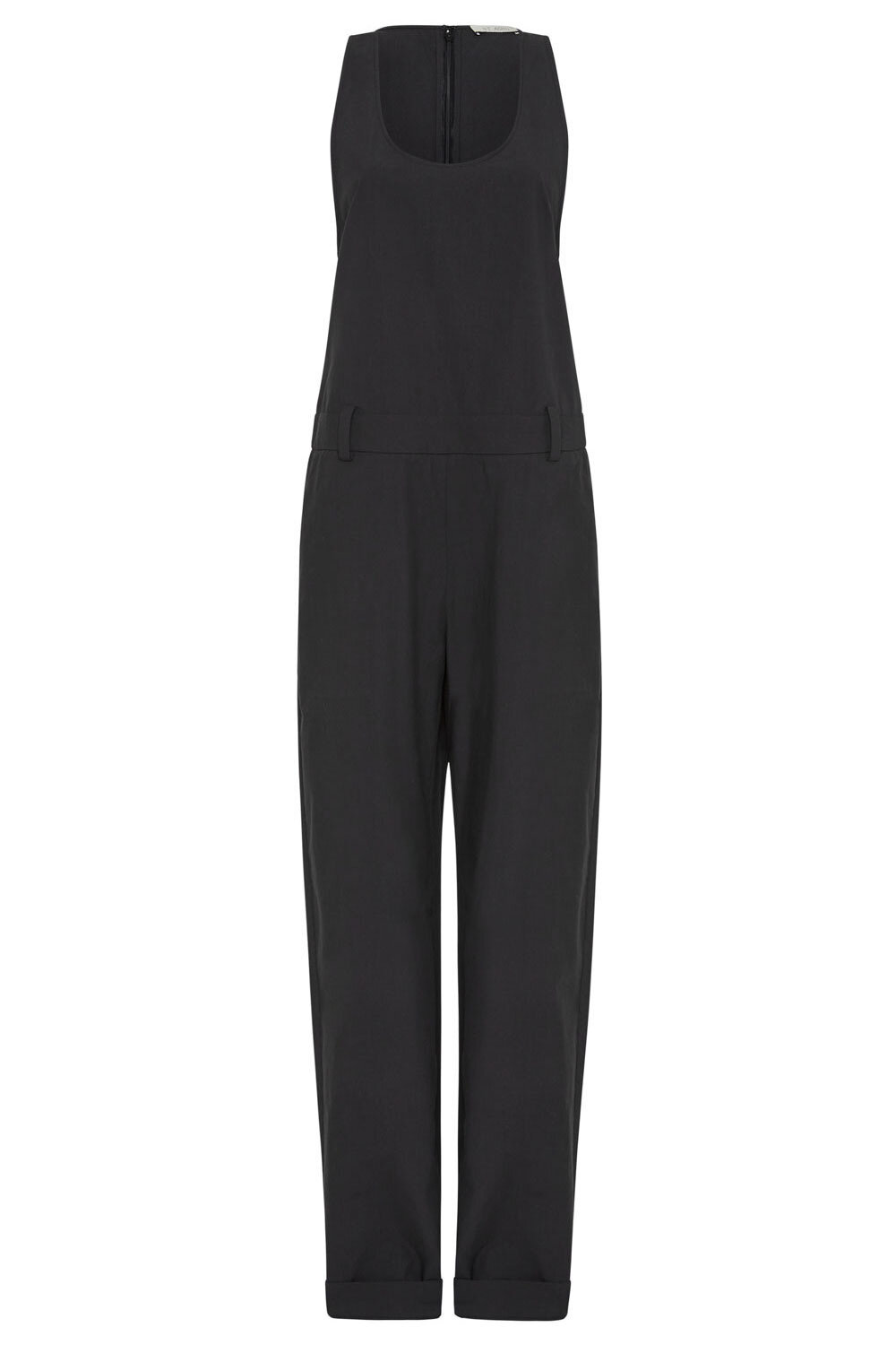 St Agni Relaxed Organic Cotton Jumpsuit In Black