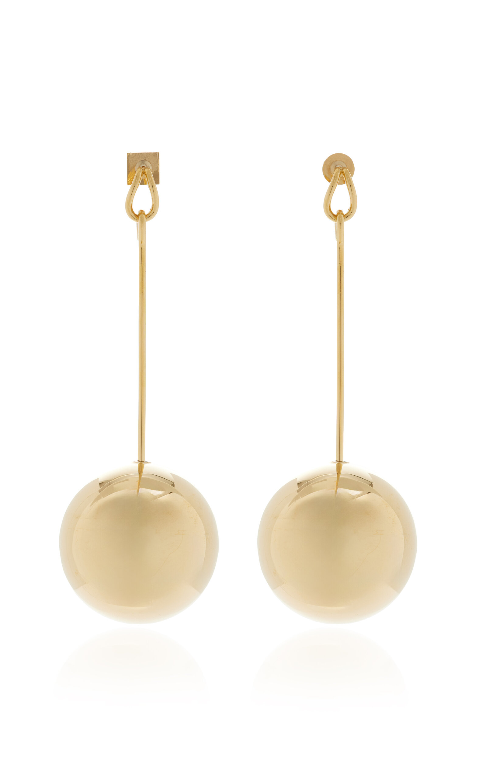 Shop Jacquemus Gold-tone Earrings