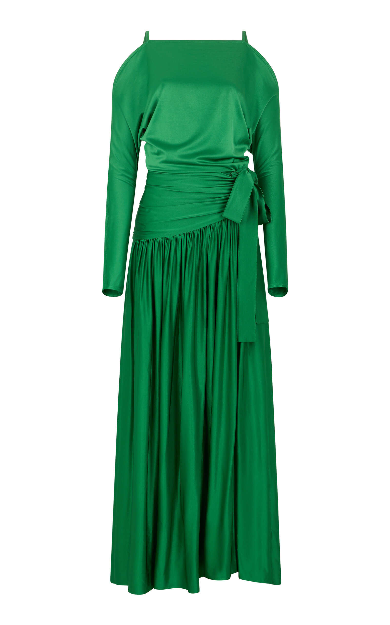 RABANNE OFF-THE-SHOULDER MAXI DRESS 