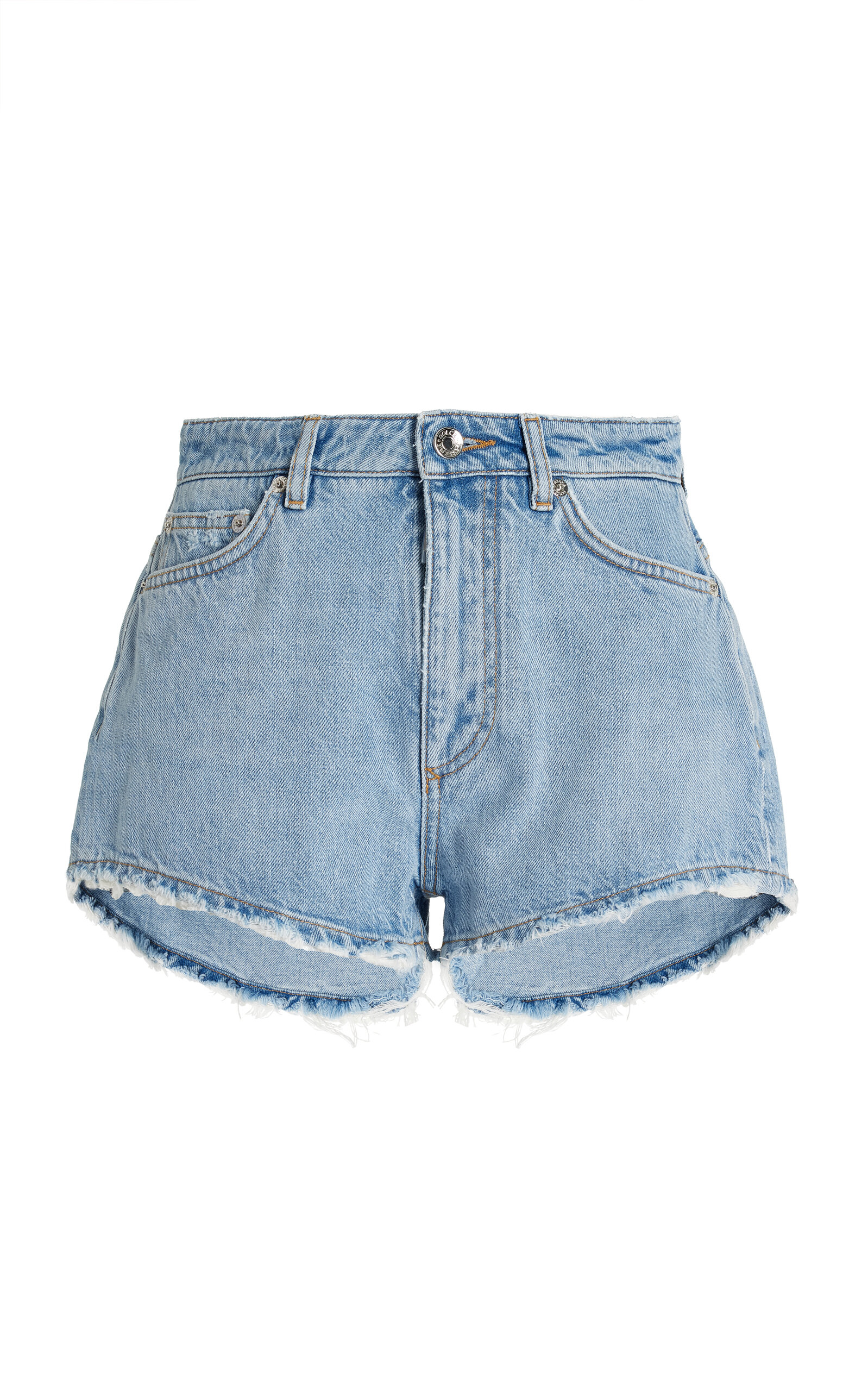 Shop Dolce & Gabbana Cutoff Denim Shorts In Blue