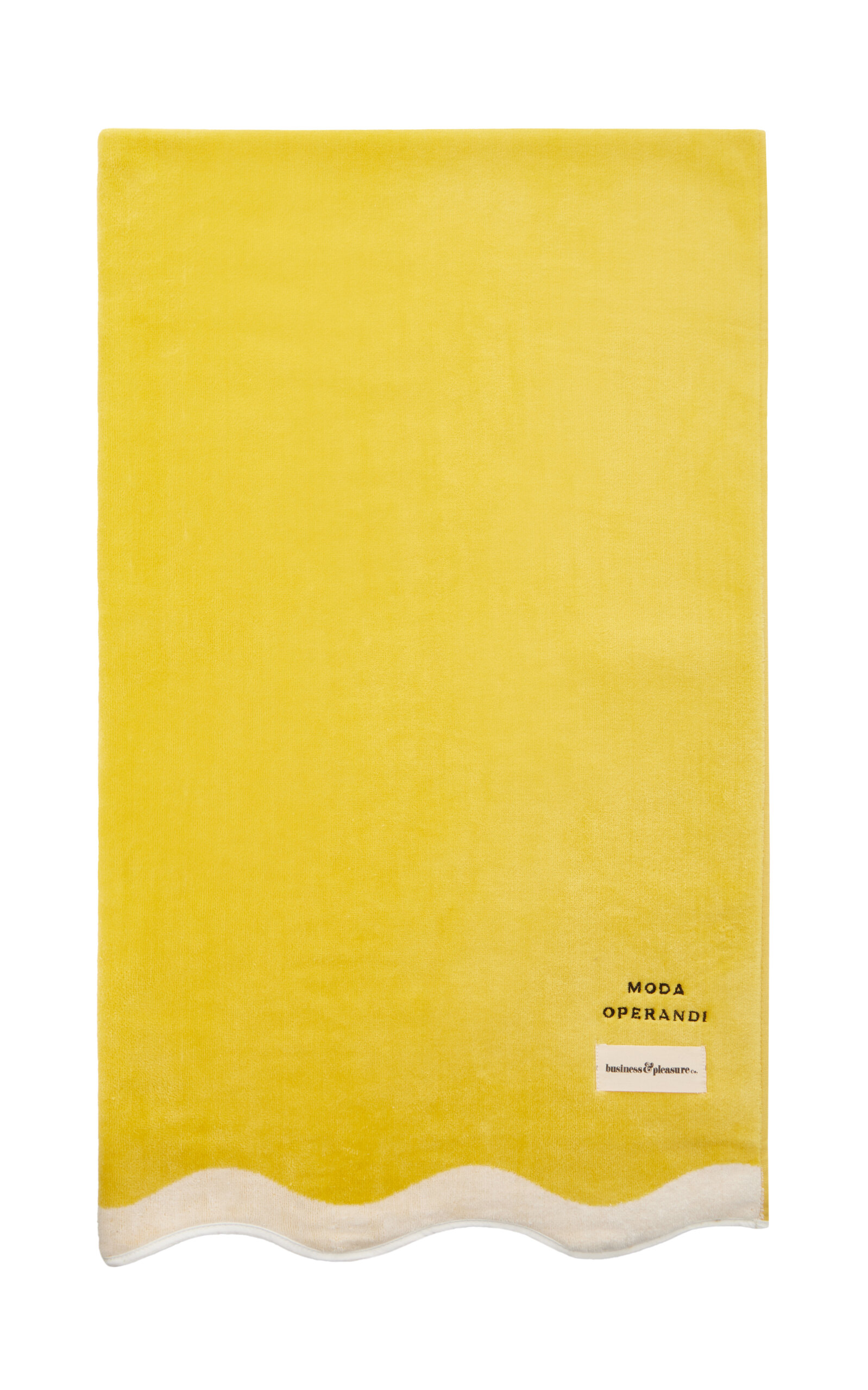 Business & Pleasure Exclusive The Beach Towel In Yellow