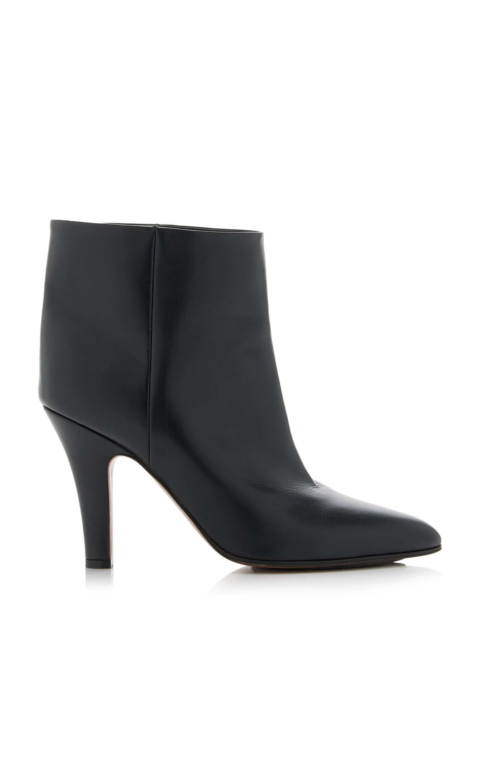 Shop The Row Prudens Leather Boots In Black