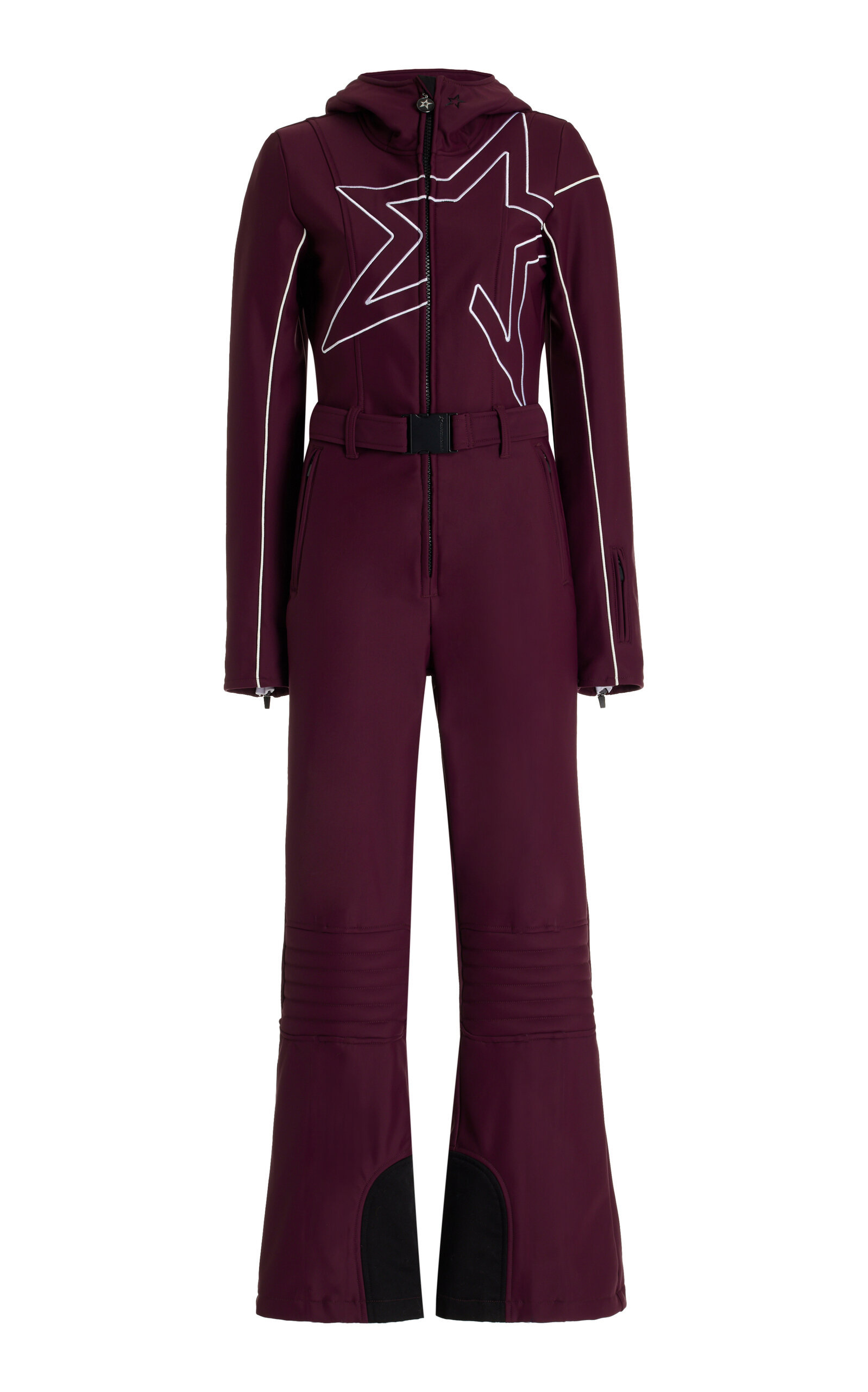 Perfect Moment Sammy Star Ski Suit In Burgundy