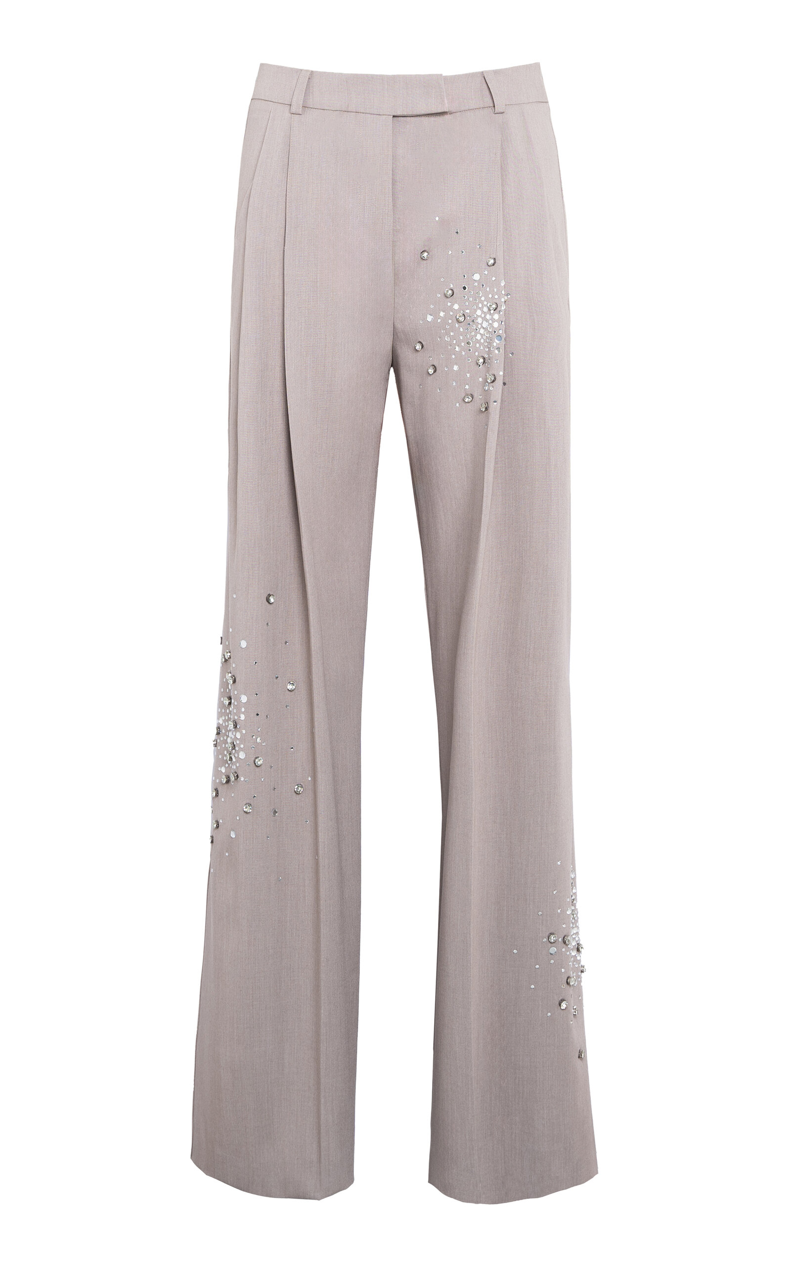 Des_phemmes Embellished Pants In Neutral