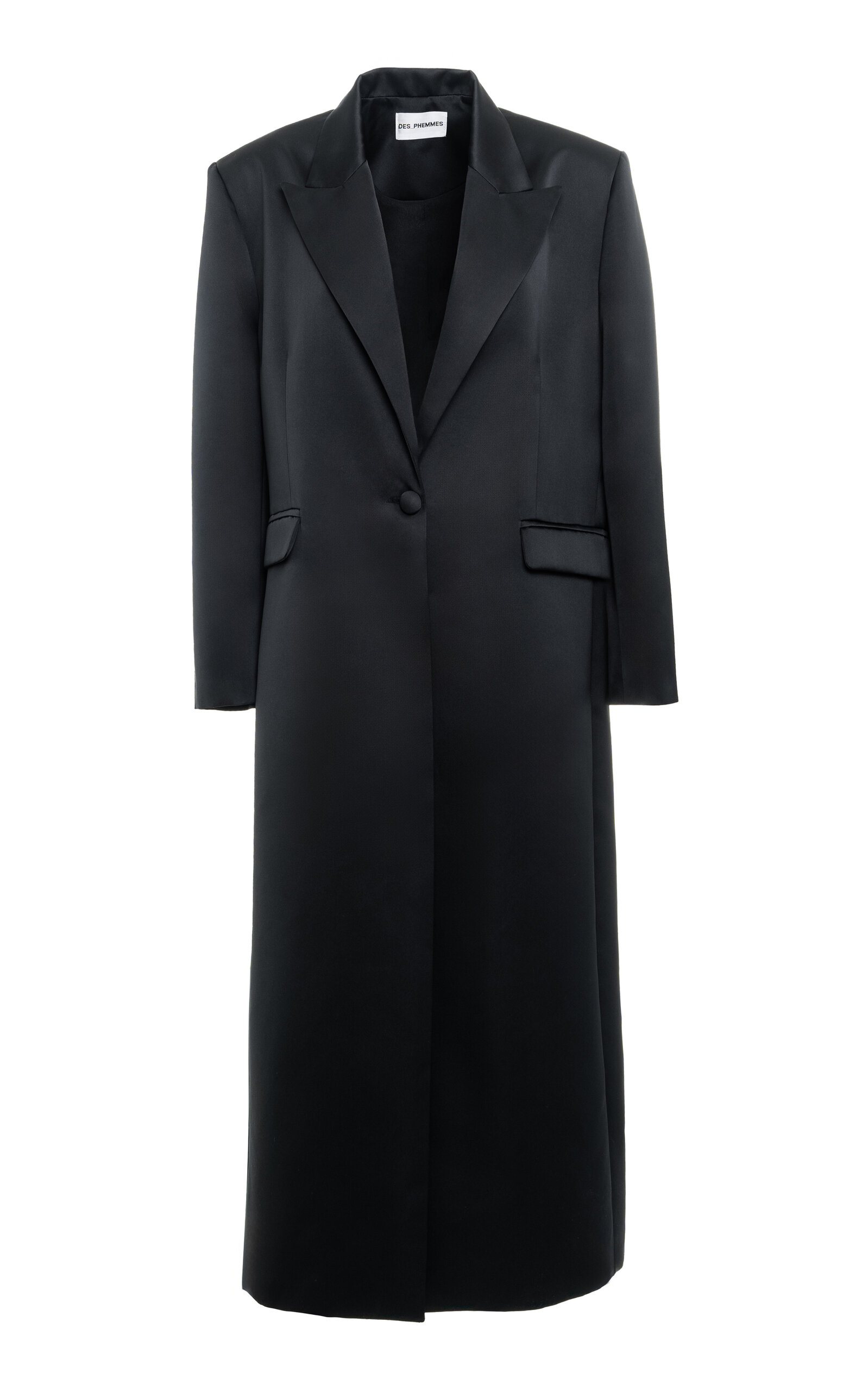 Des_phemmes Double-breasted Coat In Black