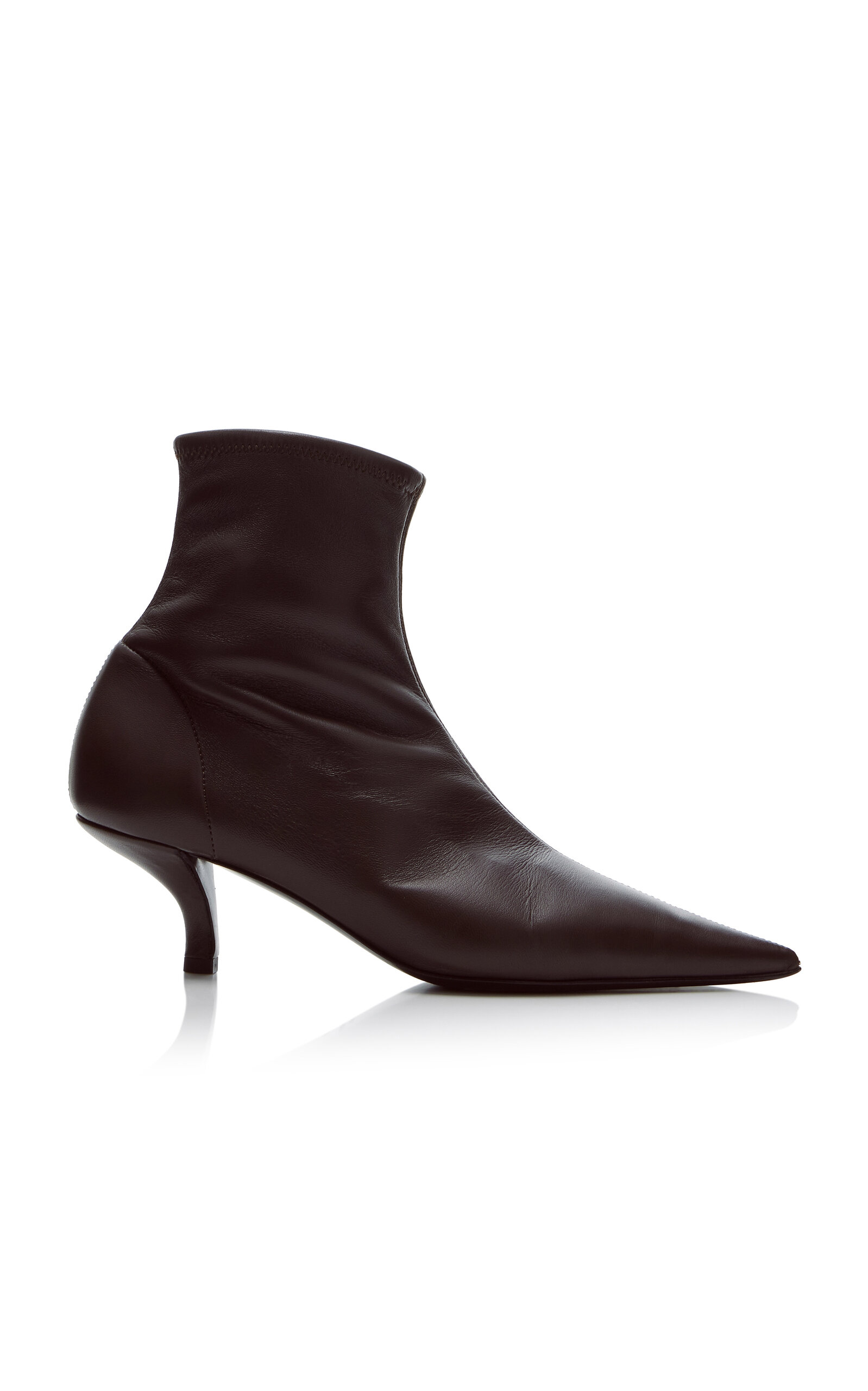 The Heeled Sock Leather Ankle Boots