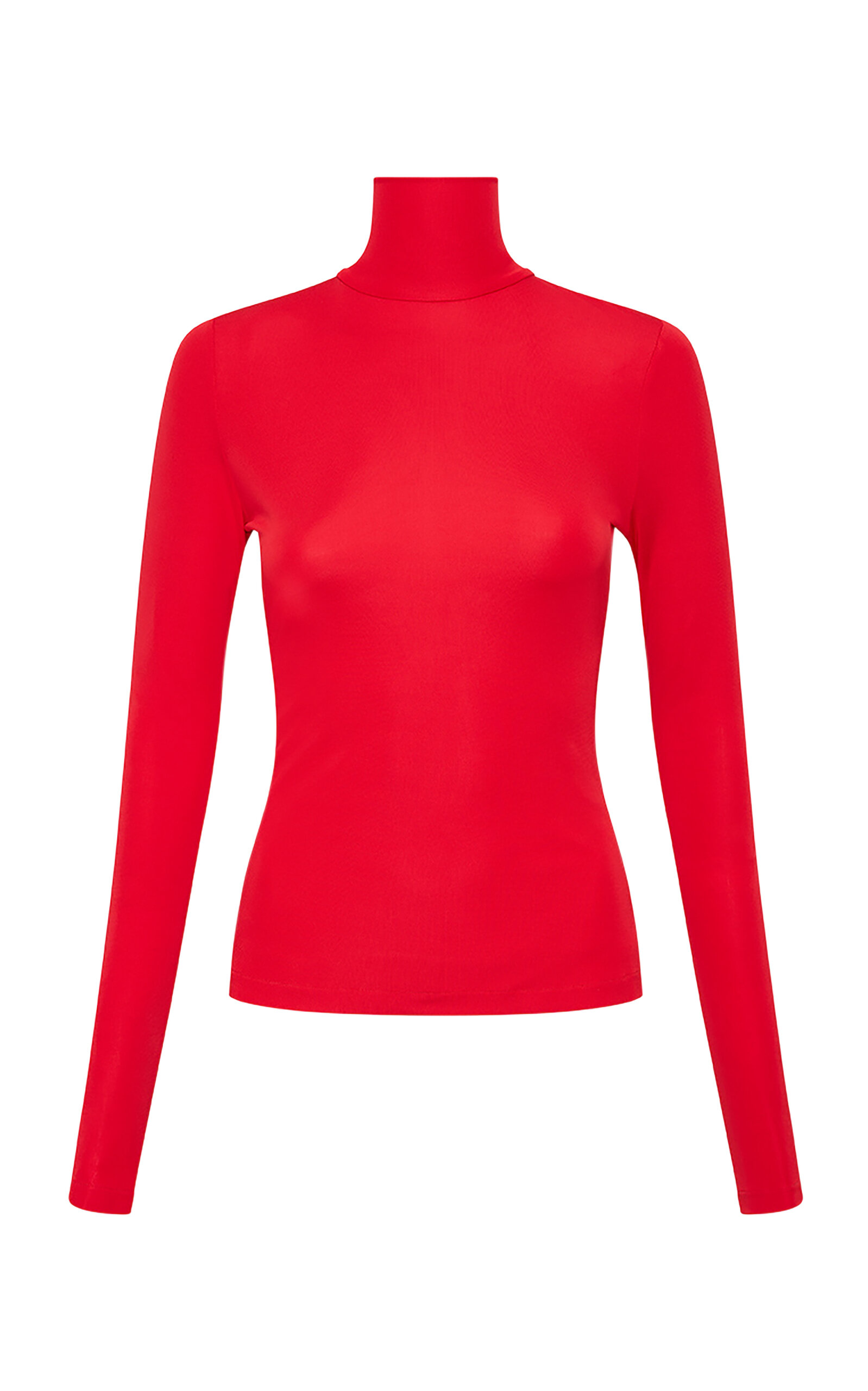 Carla Zampatti Matte Jersey Top In Red