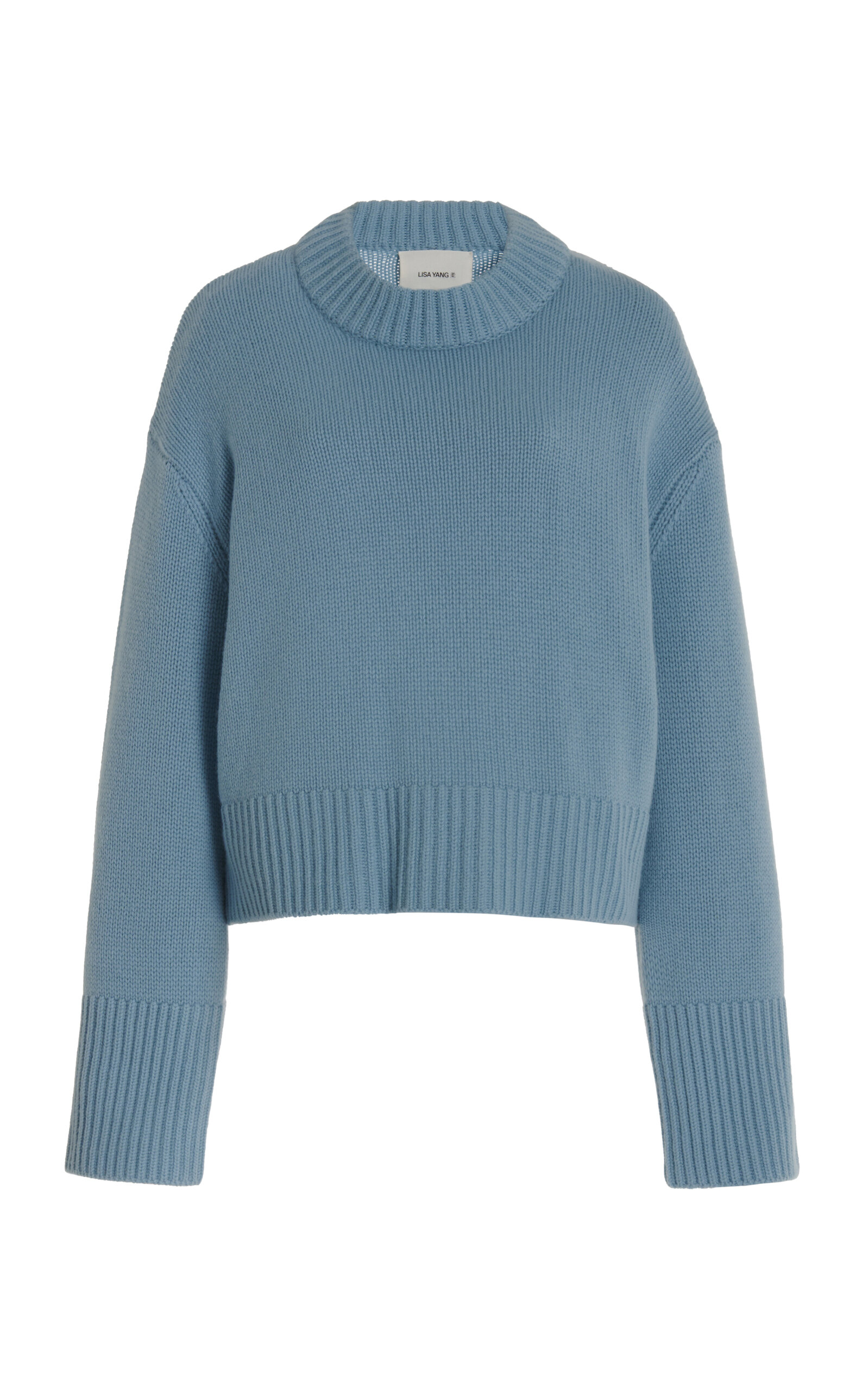 Shop Lisa Yang Sony Knit Cashmere Sweater In Blue