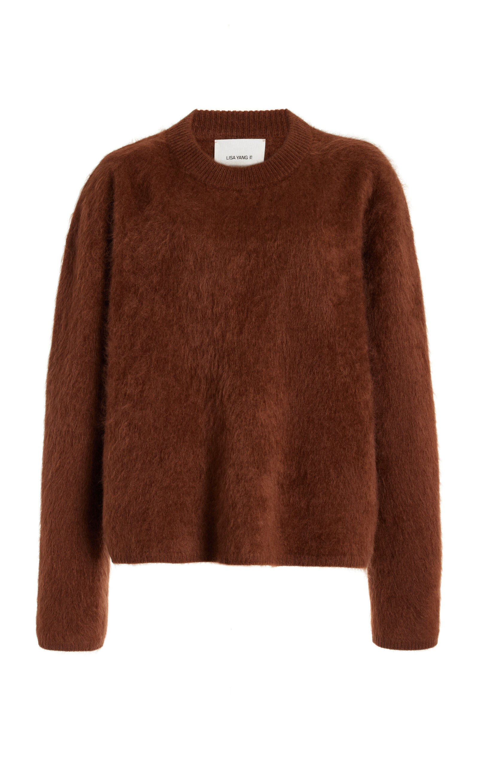 Shop Lisa Yang Natalia Knit Cashmere Sweater In Brown