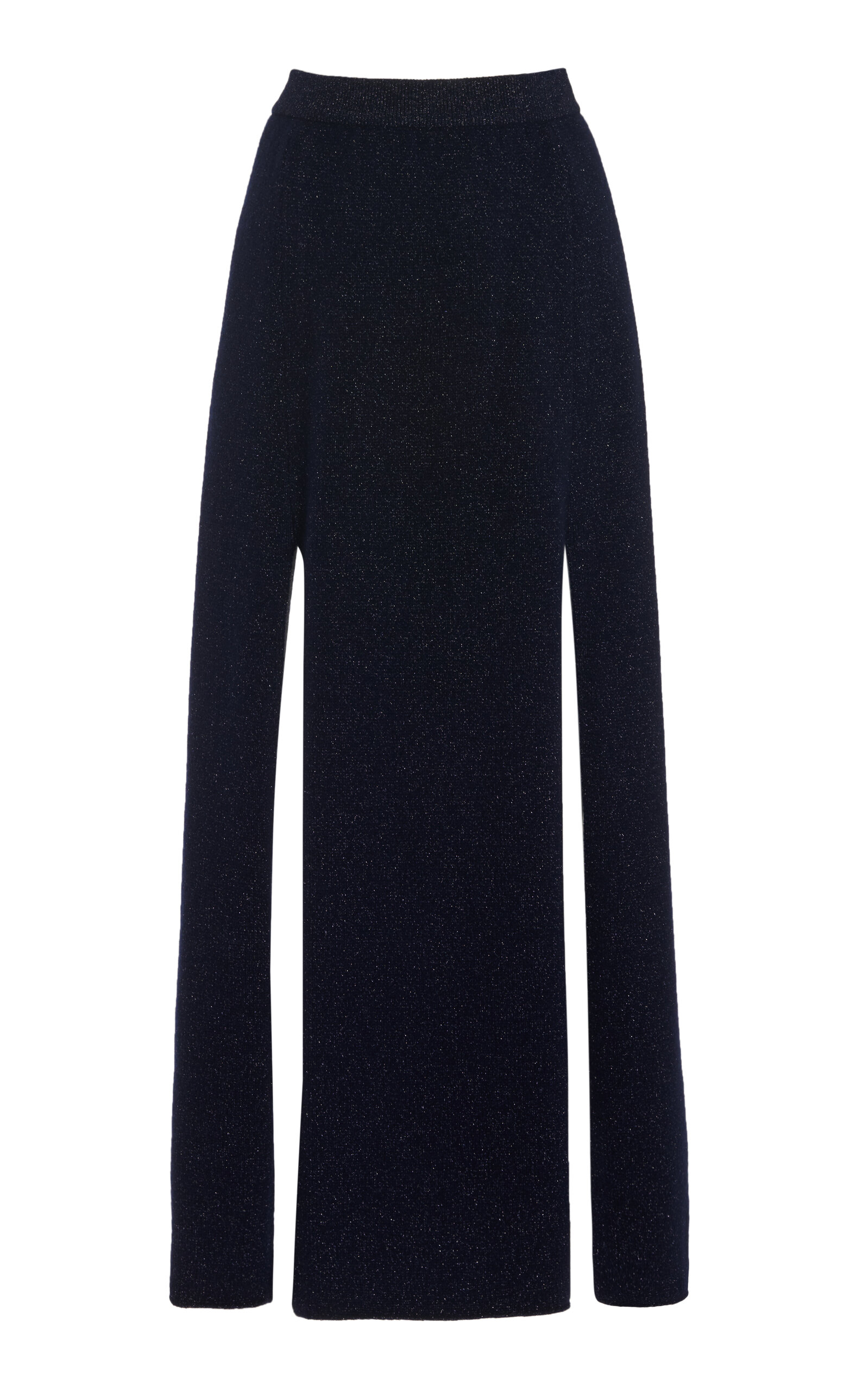 Shop Lisa Yang Rena  Cashmere Maxi Skirt In Blue