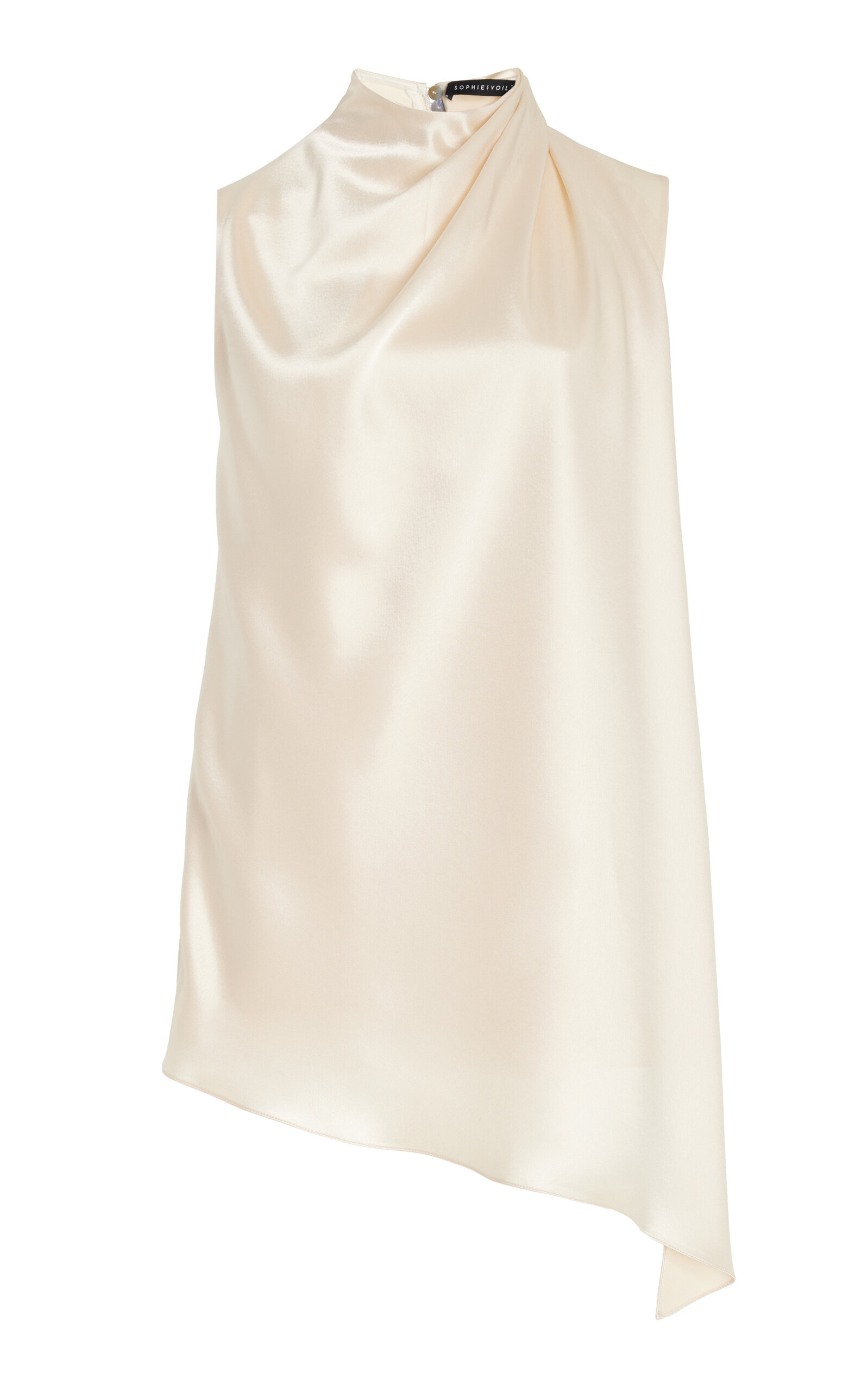 Draped Satin Top