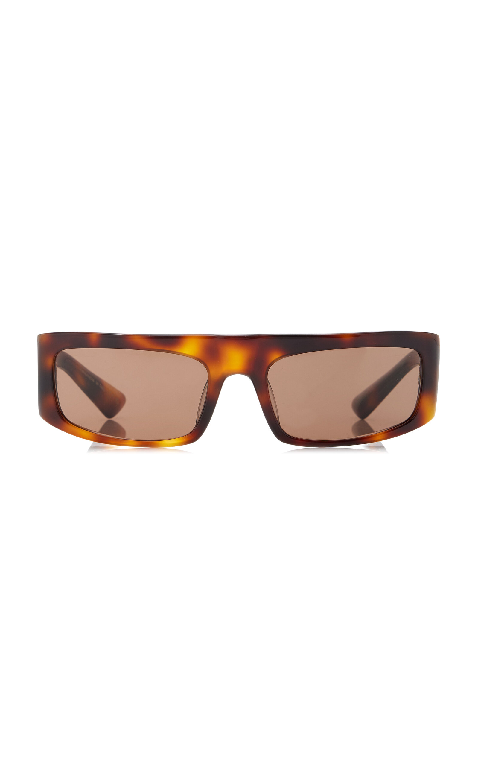 Shop Khaite X Oliver Peoples 1979c Square-frame Acetate Sunglasses In Brown