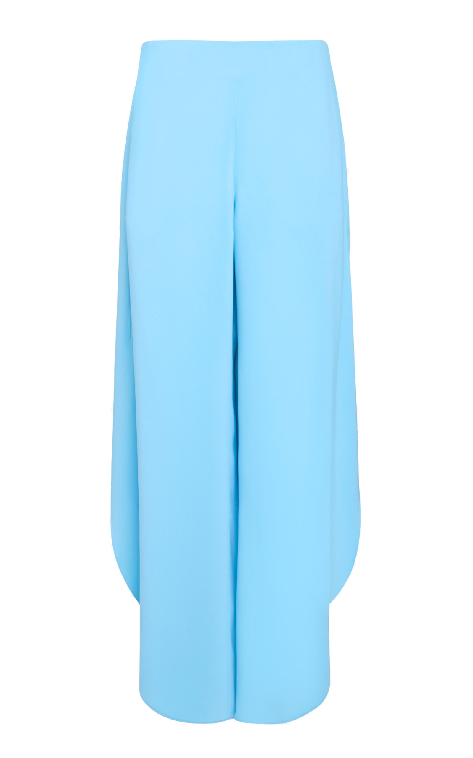 Alaïa Curved-seam Pants In Blue