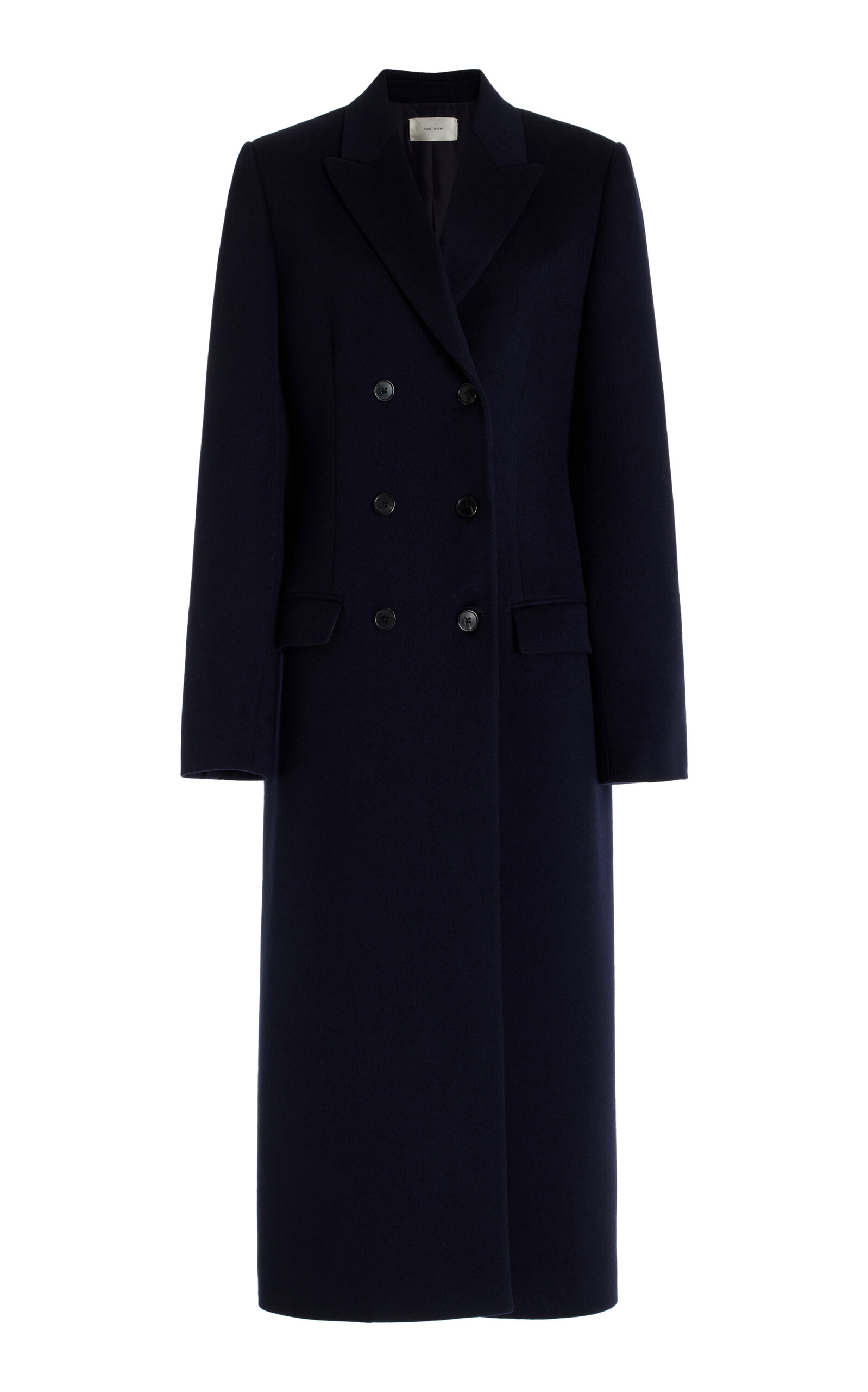 Shop The Row Woody Cashmere Coat In Navy