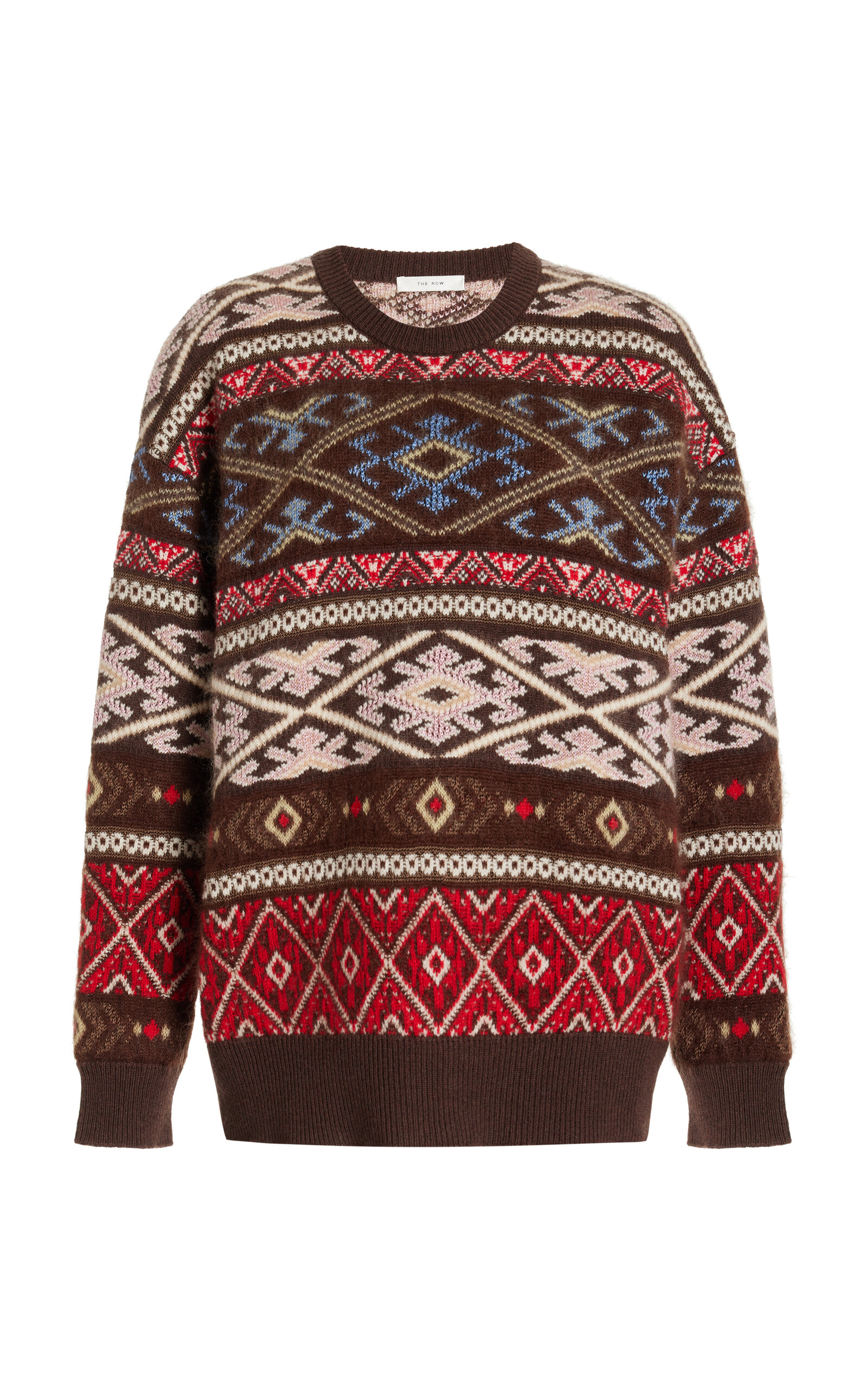 Shop The Row Hinny Knit Cashmere-blend Sweater In Multi