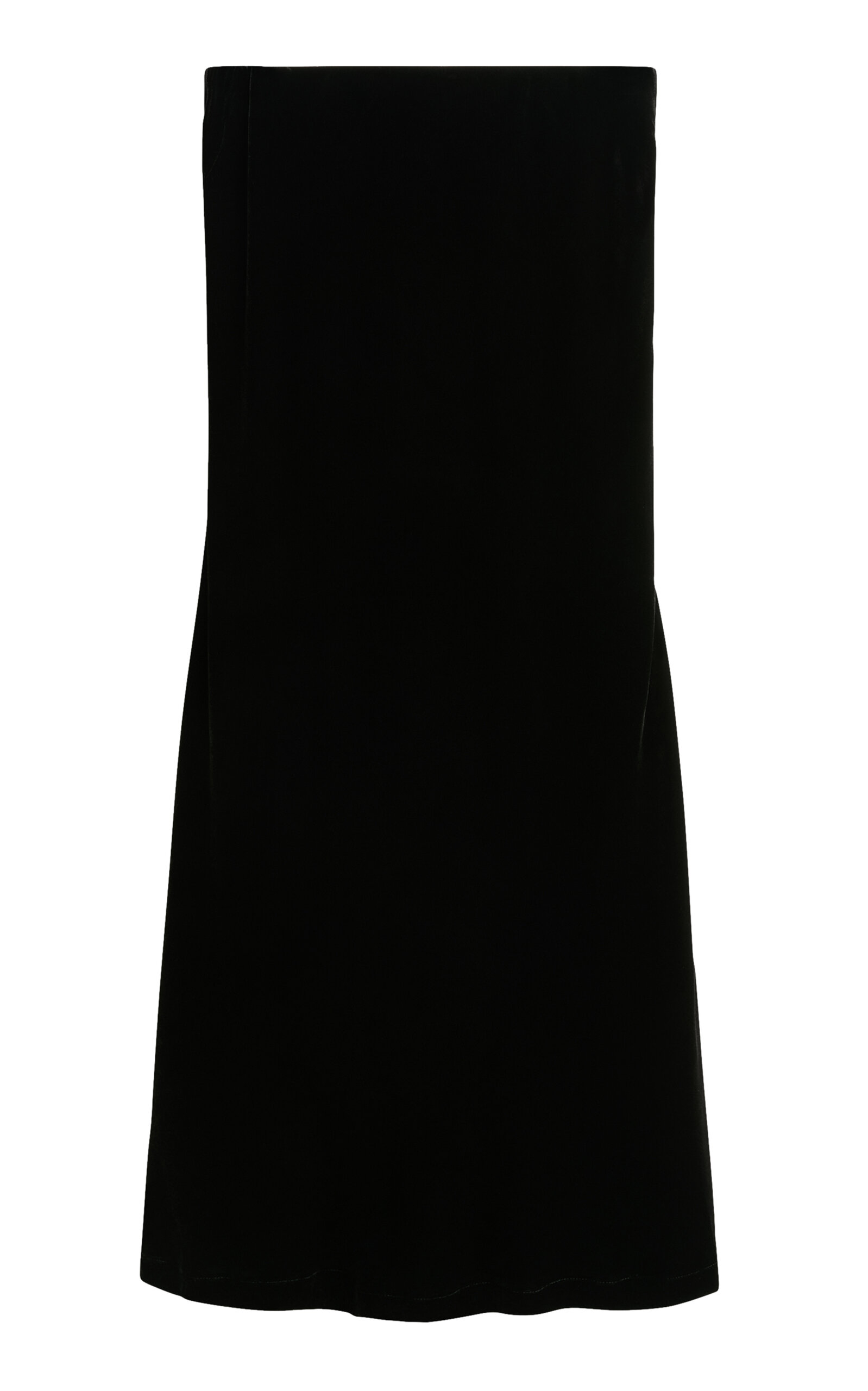 By Malene Birger Boshan Velvet Column Maxi Skirt In Black