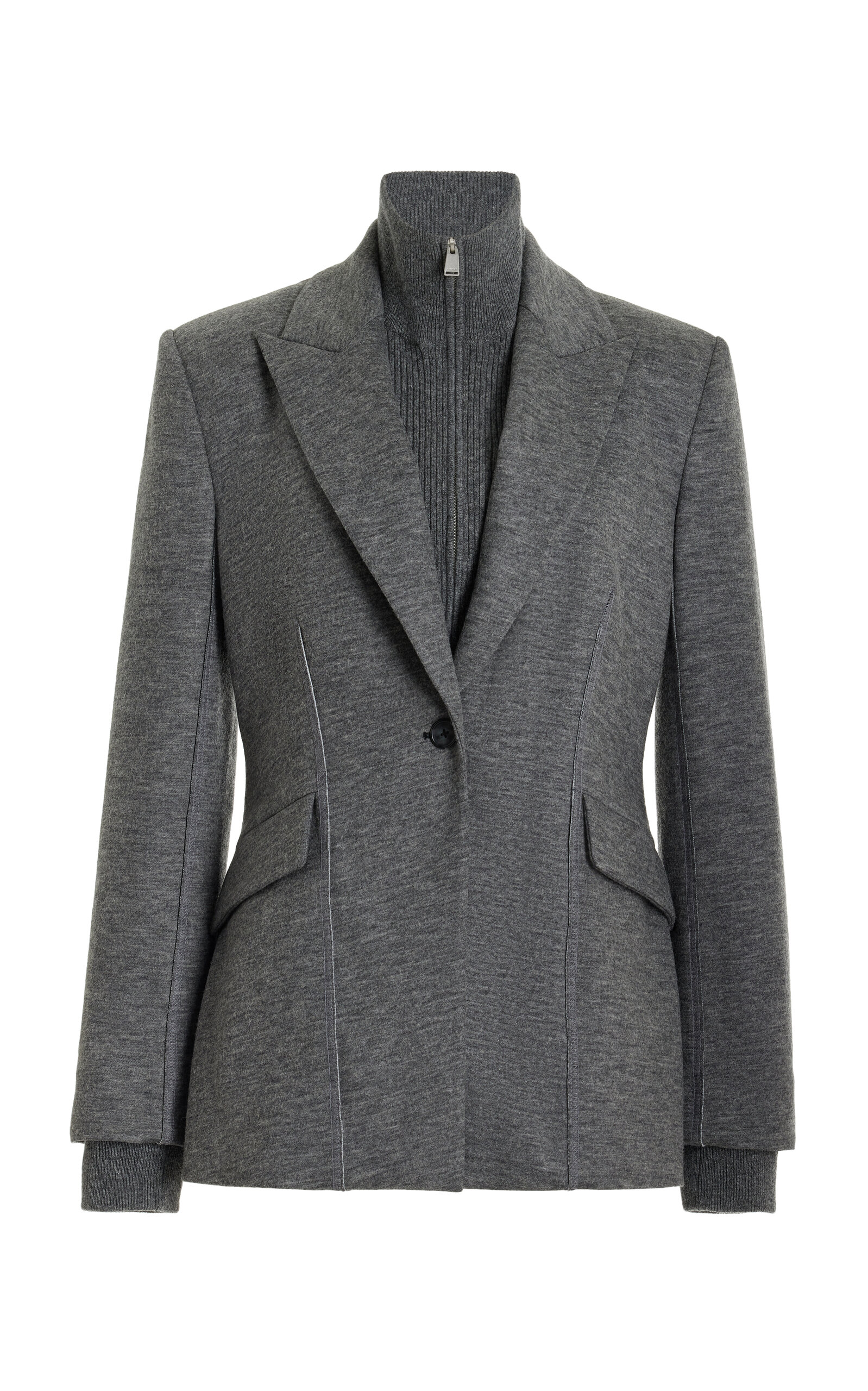 Auden Knit Combo Blazer