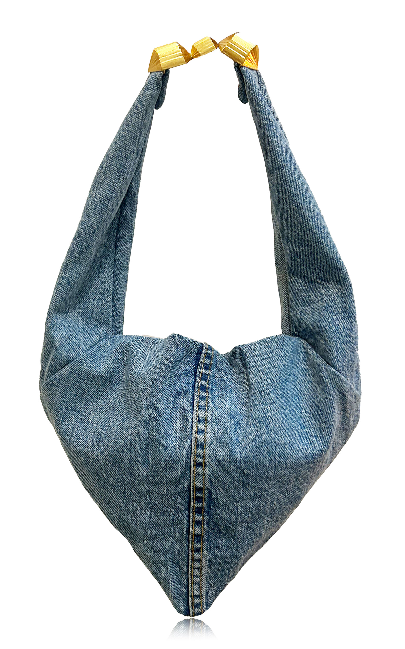 Exclusive Upcycled Denim Mini Shoulder Bag