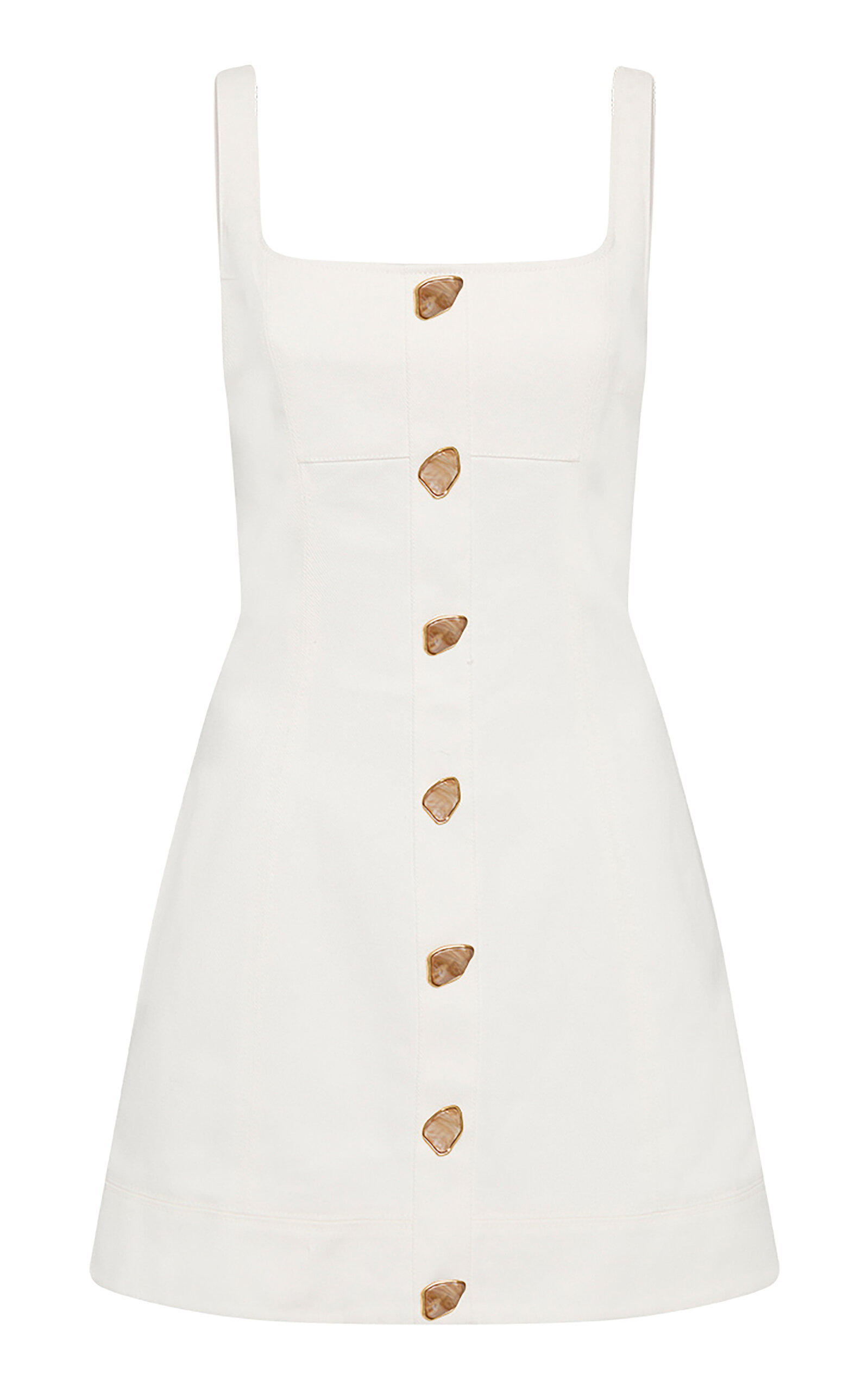 Aje Axle Utility Mini Dress In White