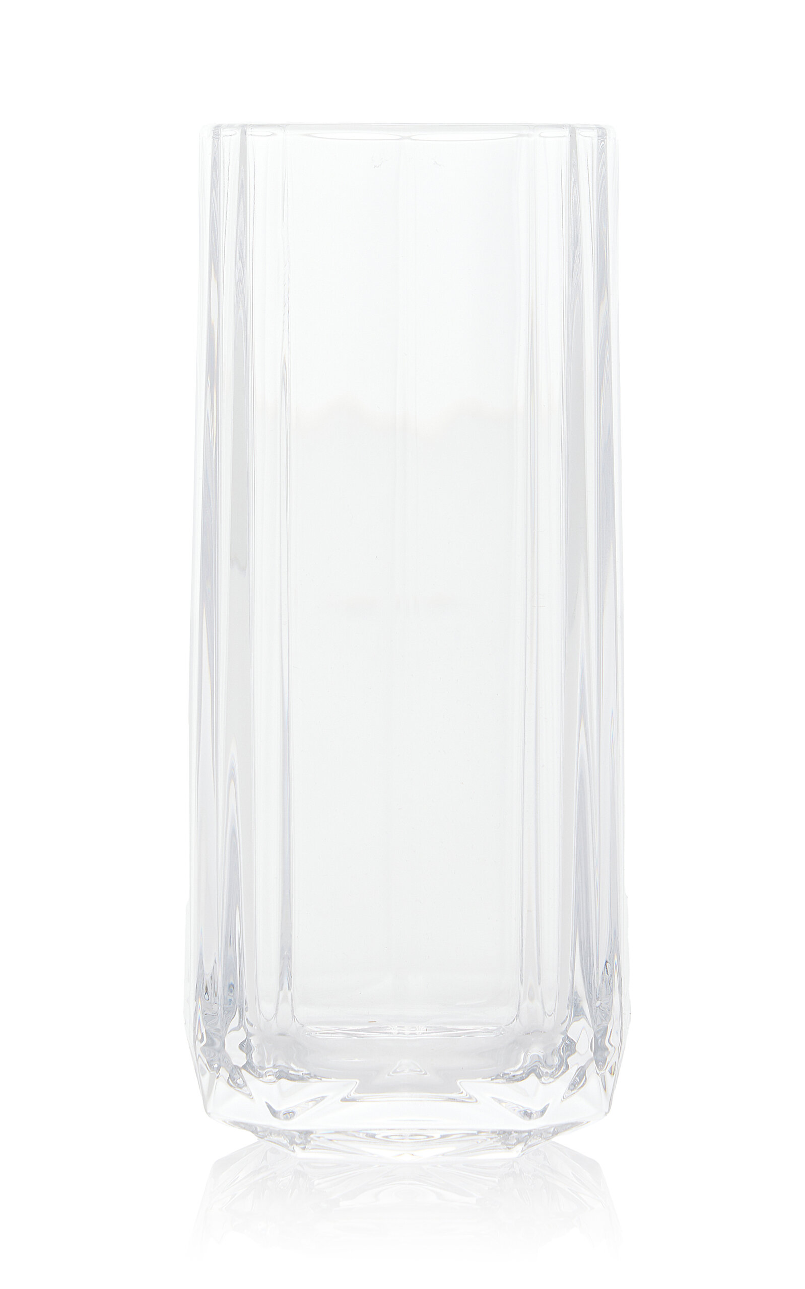 Shop Tiffany & Co Facet Highball Glass In Clear