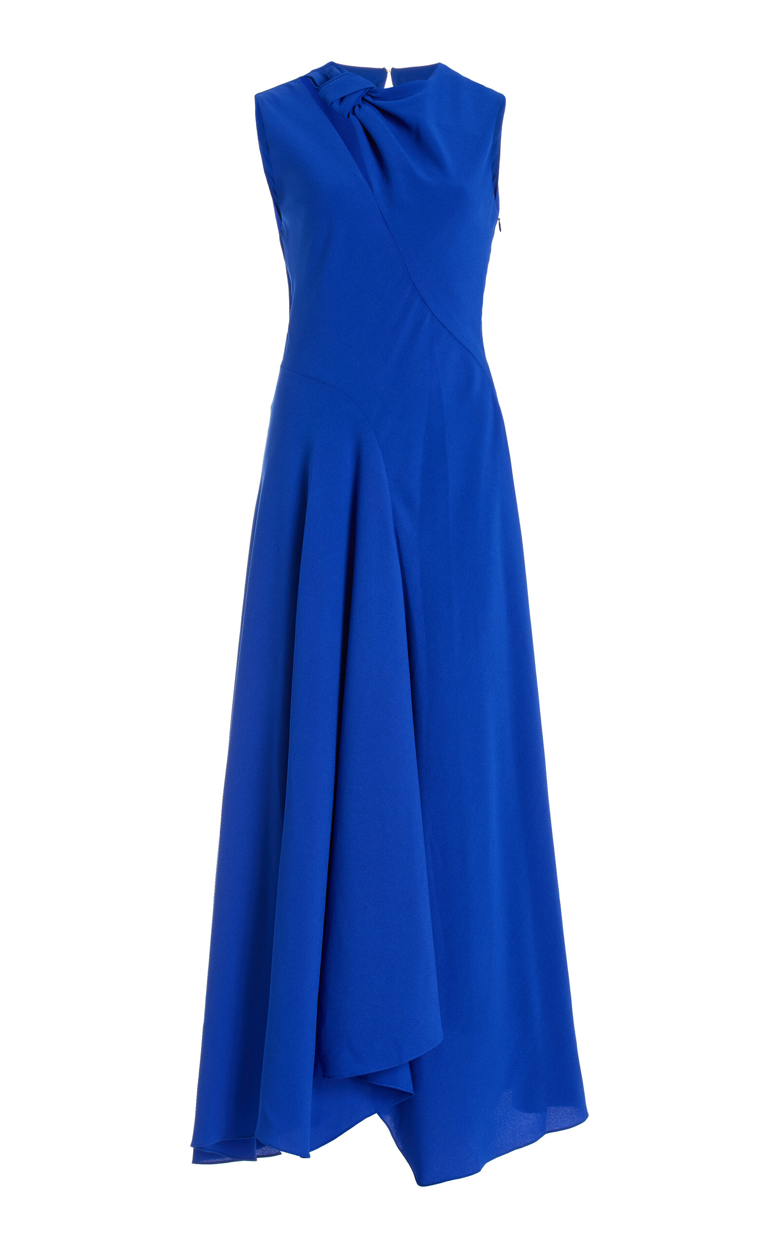 ROKSANDA ALMA BONDED CREPE MIDI DRESS 