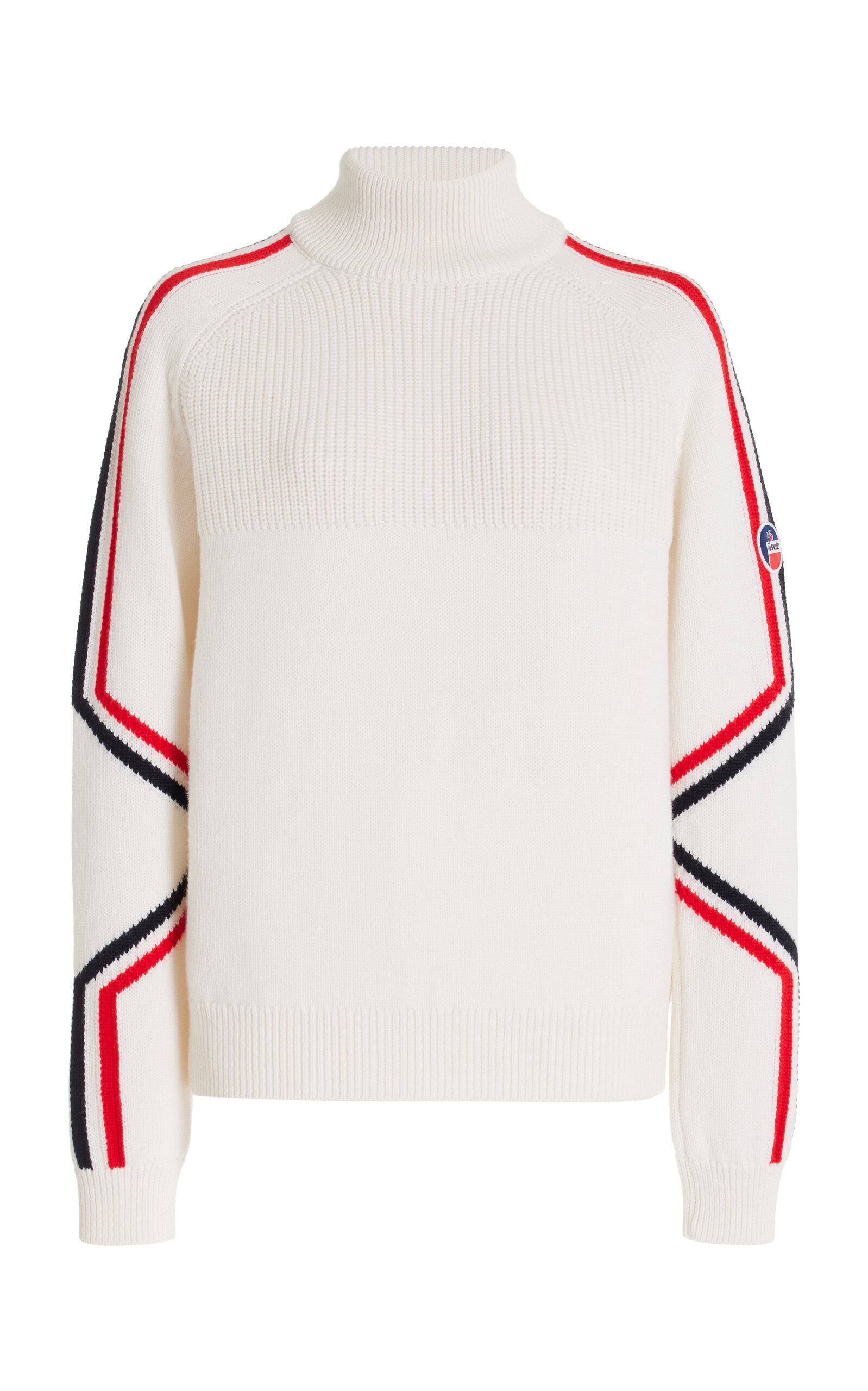 Fusalp Alea Wool Ski Sweater In White