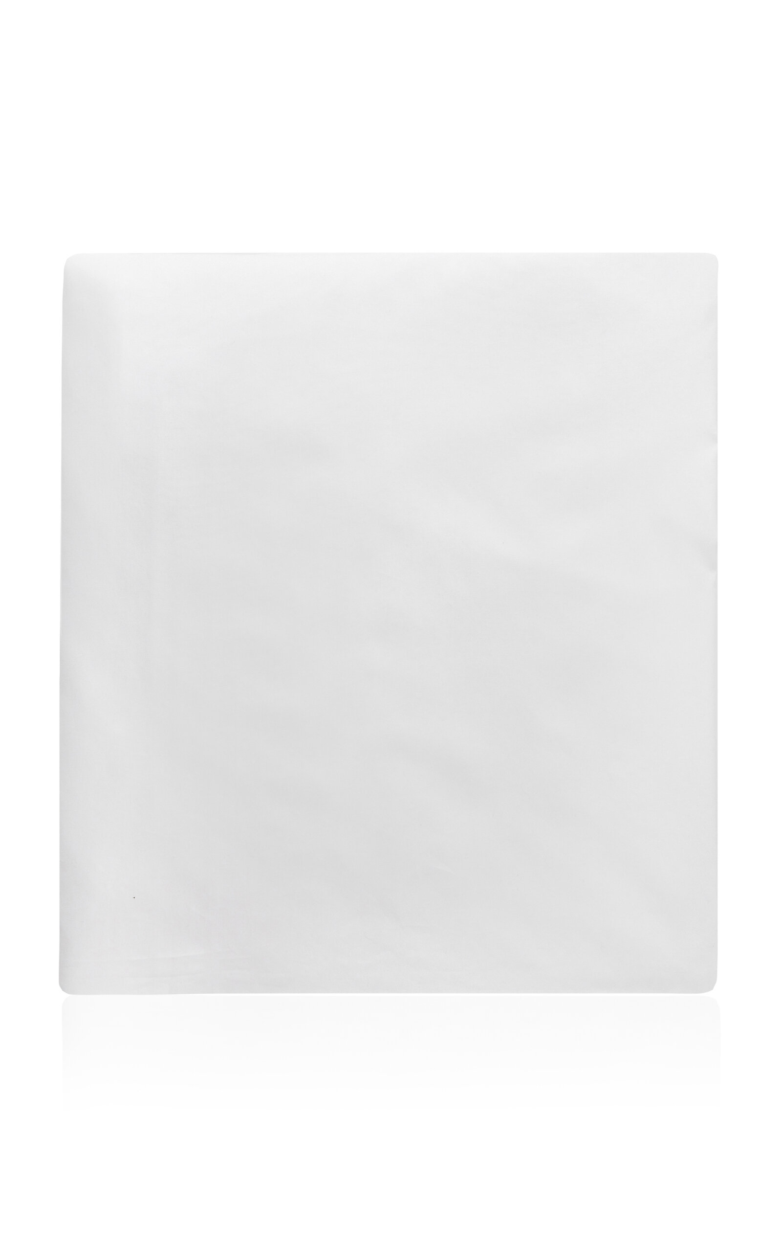 Shop Jesurum Plumes Satin Queen Fitted Bottom Sheet In White