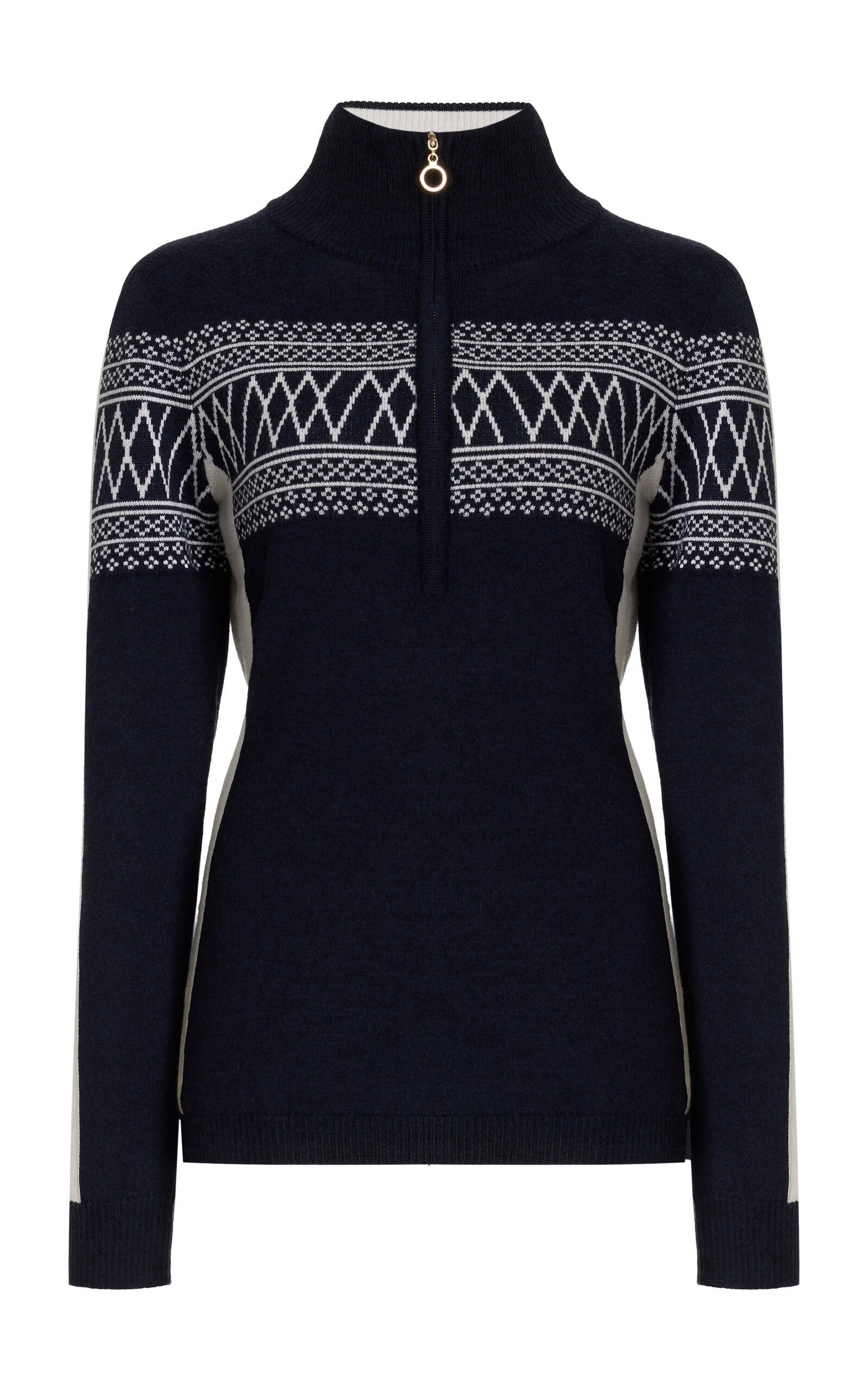 Signature Wool Zip-Up Sweater