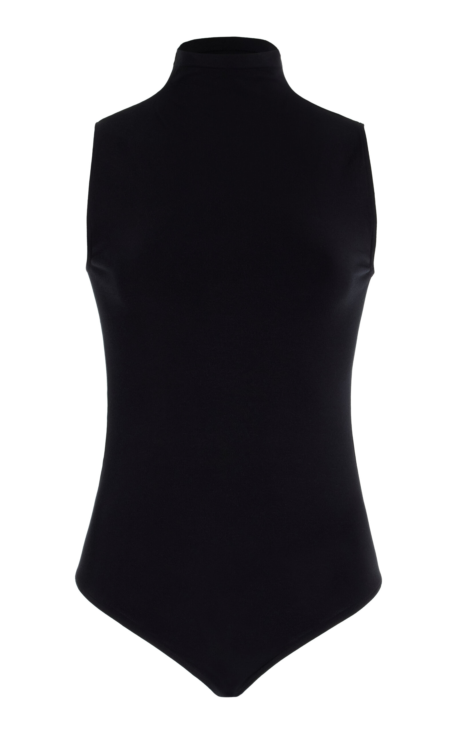 Shop Wolford Knit Thong Bodysuit In Black