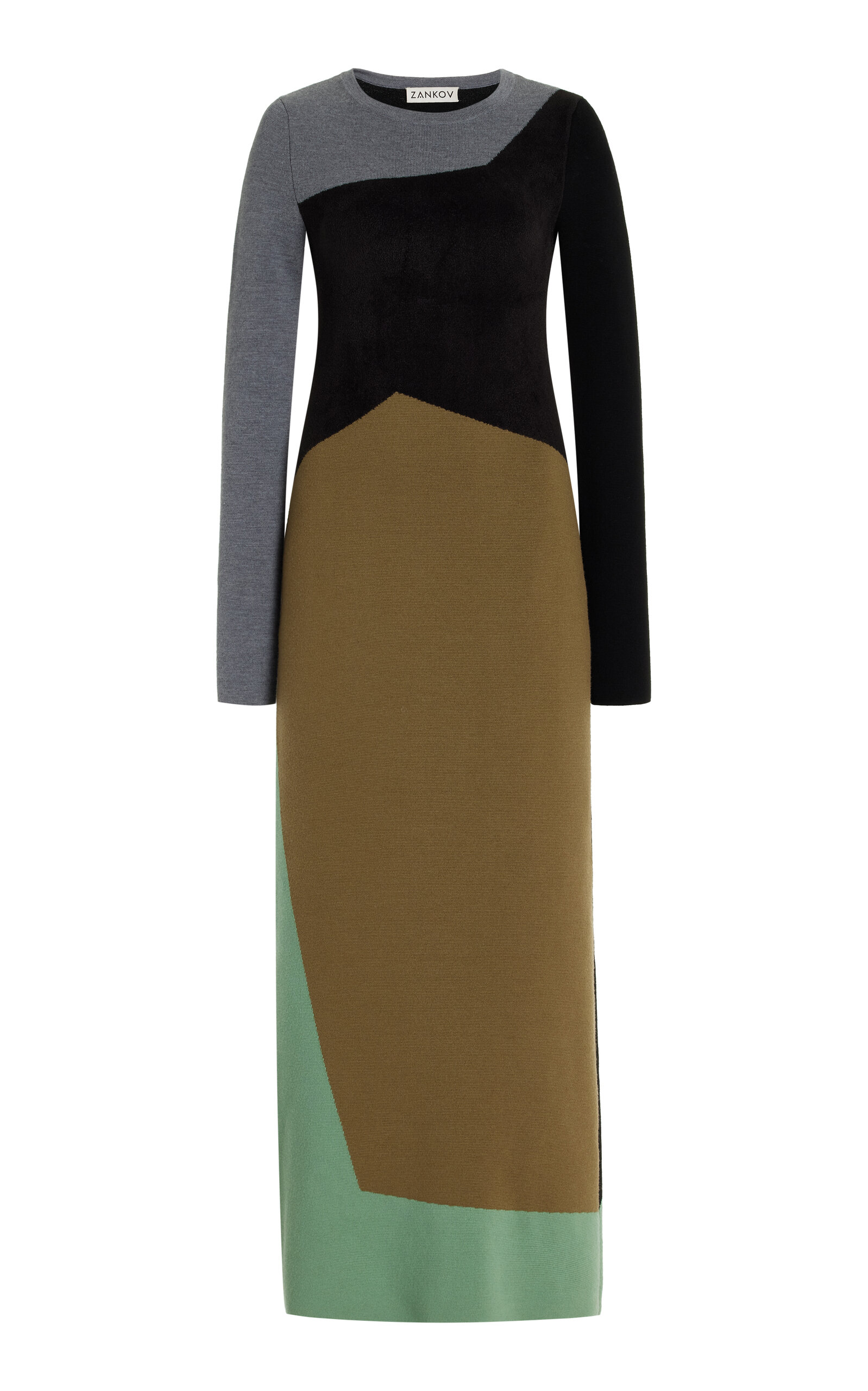 Miki Melange Wool Dress