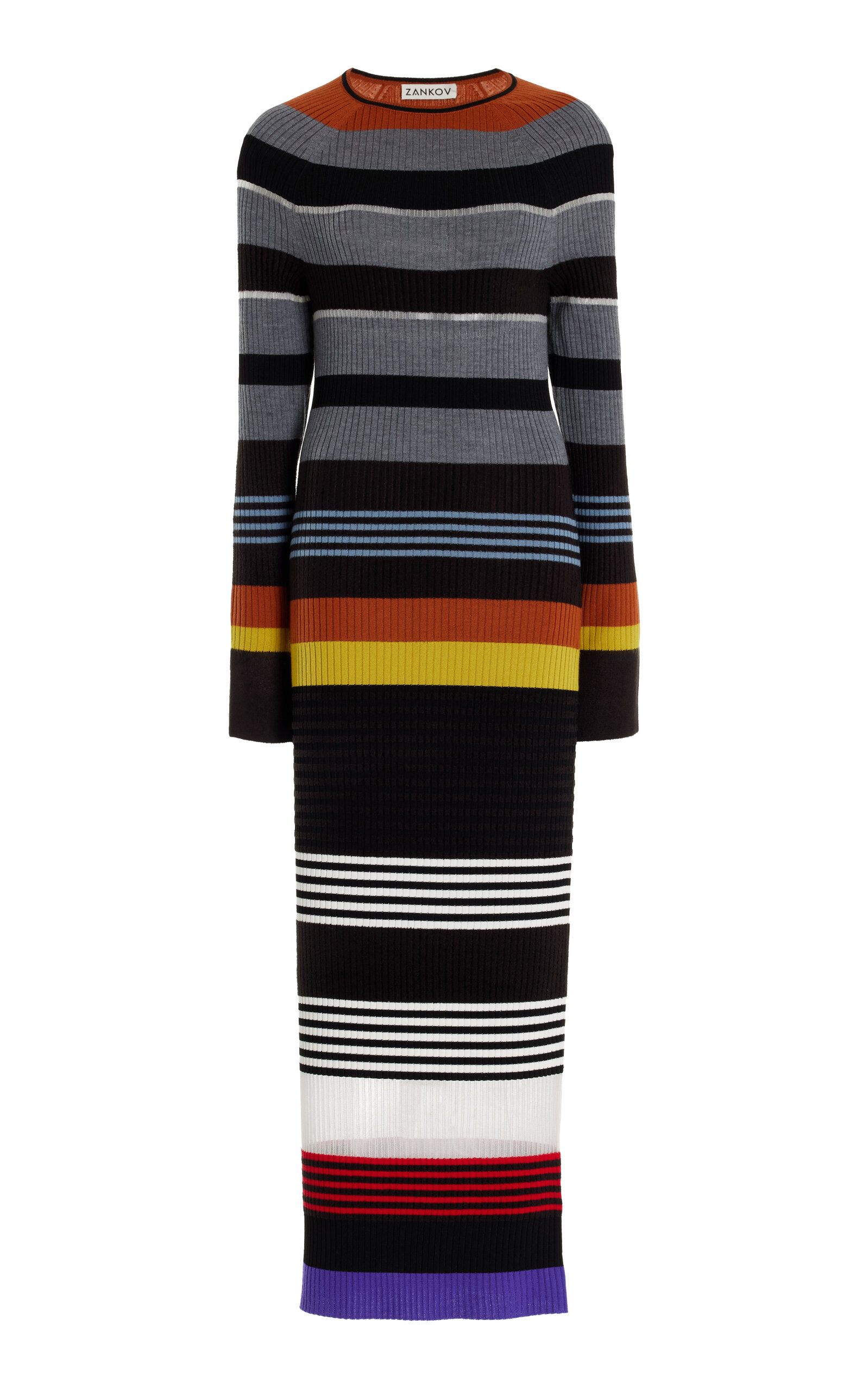 Leigh Striped Knit Maxi Dress