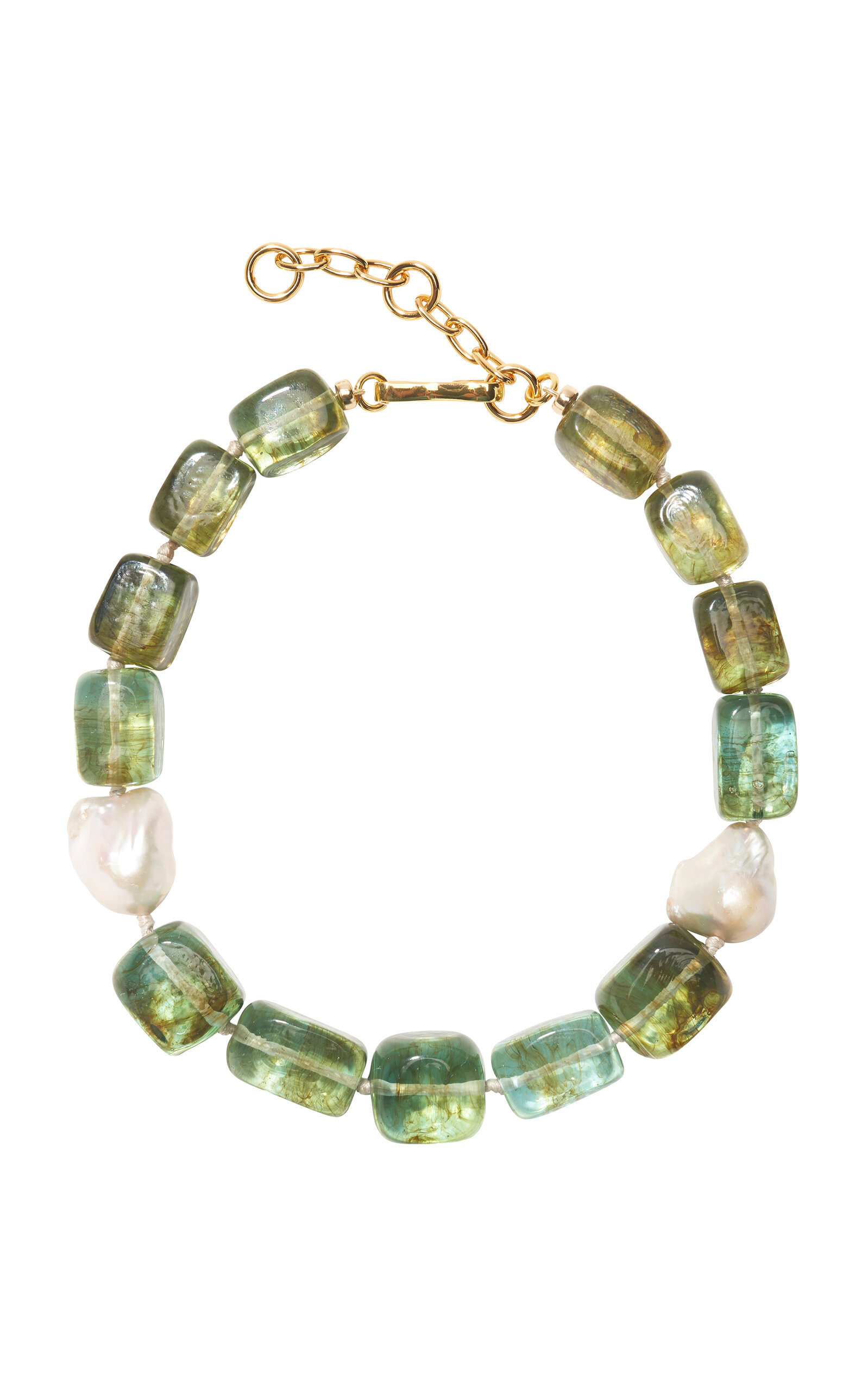 Delphine Pearl & Glass Beaded Necklace