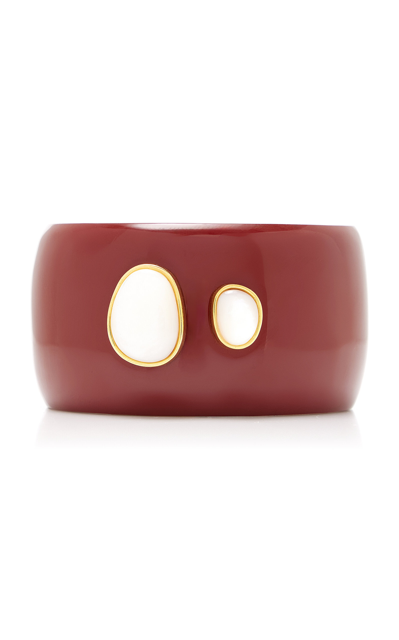 Lanna Gold-Plated Resin And Pearl Cuff