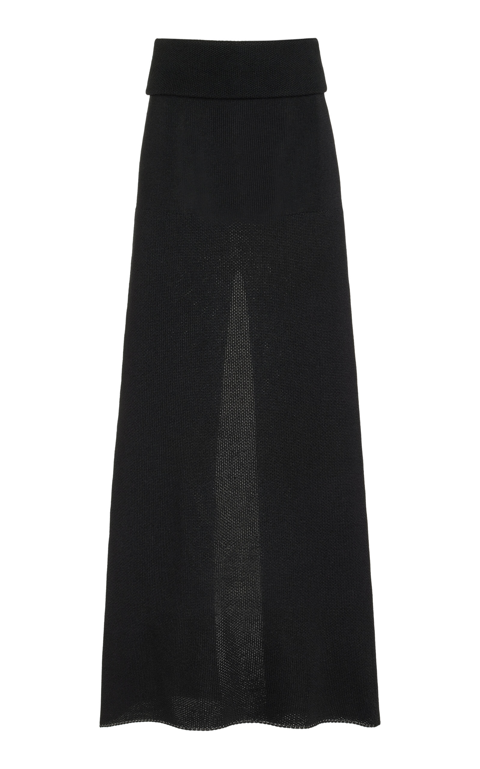 Shop Proenza Schouler Avalon Knit Maxi Skirt In Black