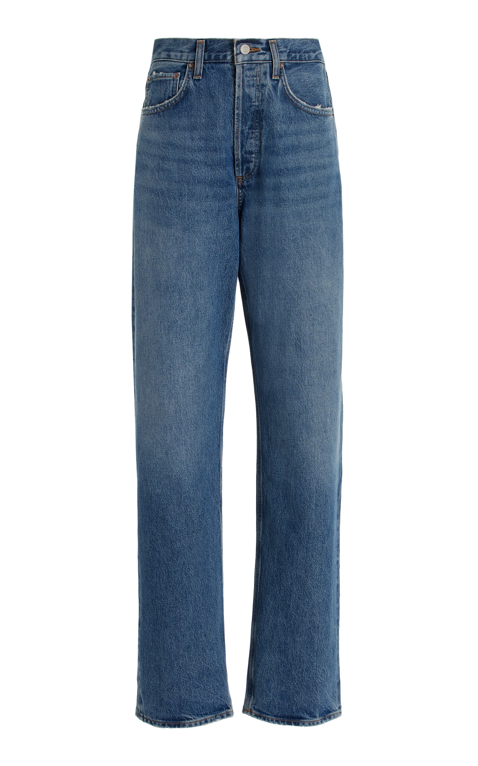 Kelly Rigid Low-Rise Straight-Leg Jeans