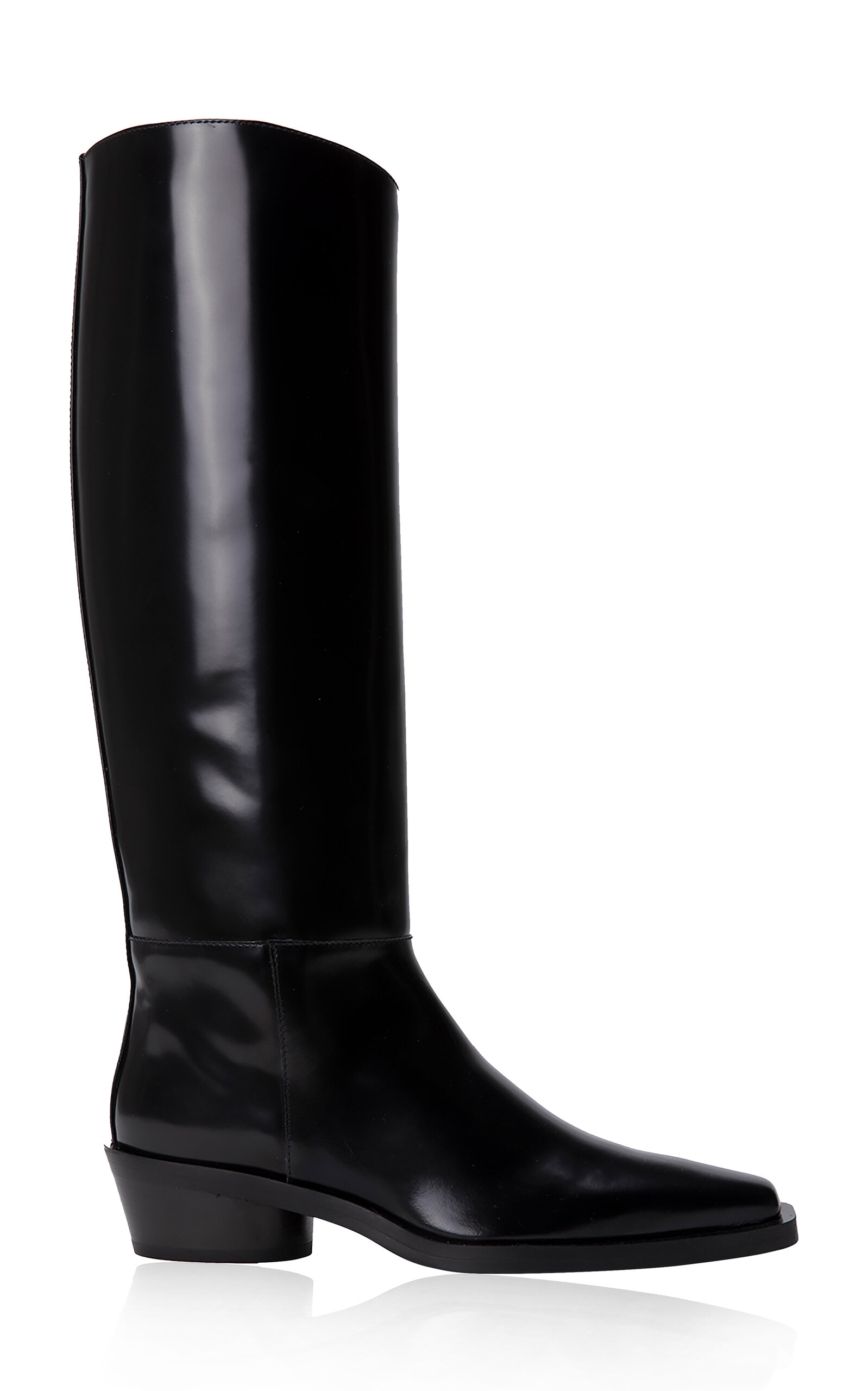 Bronco Knee-High Leather Boots