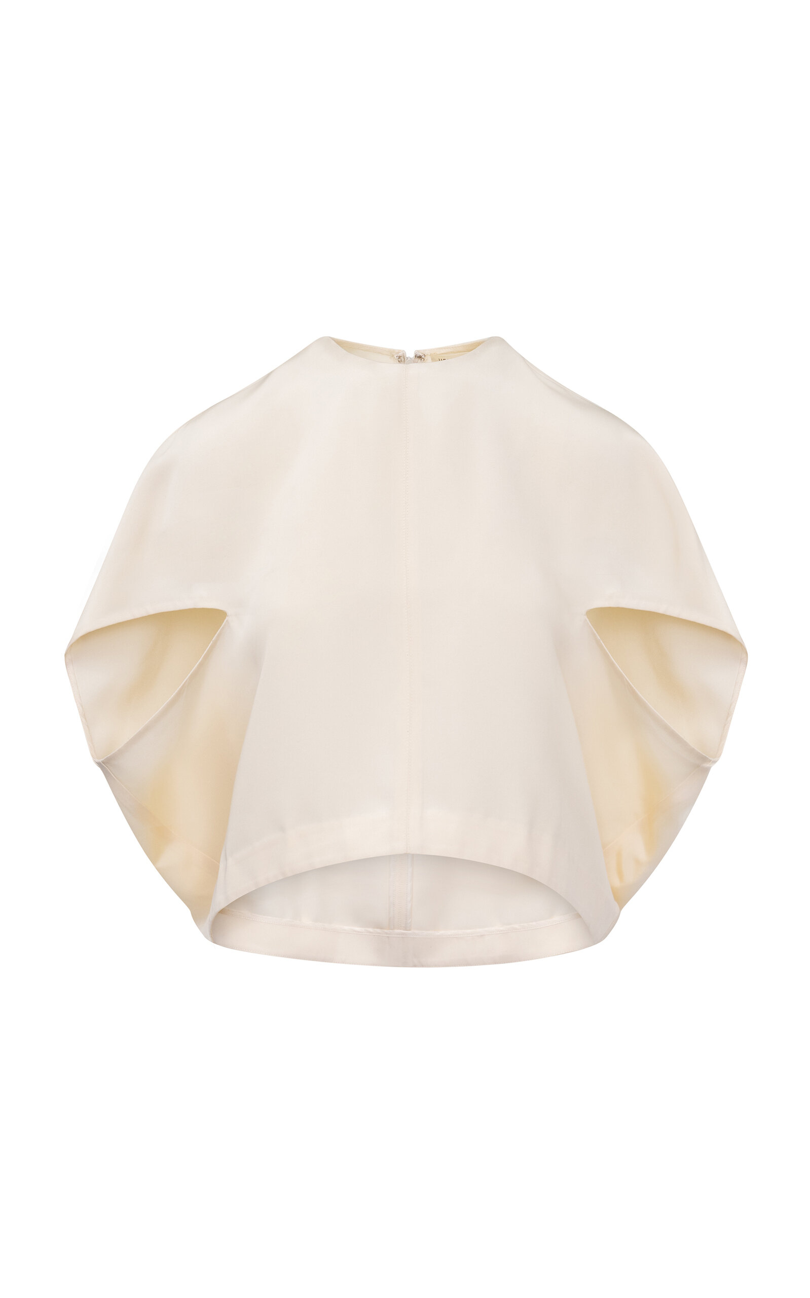 Shop Heirlome Iris Silk Top In Ivory