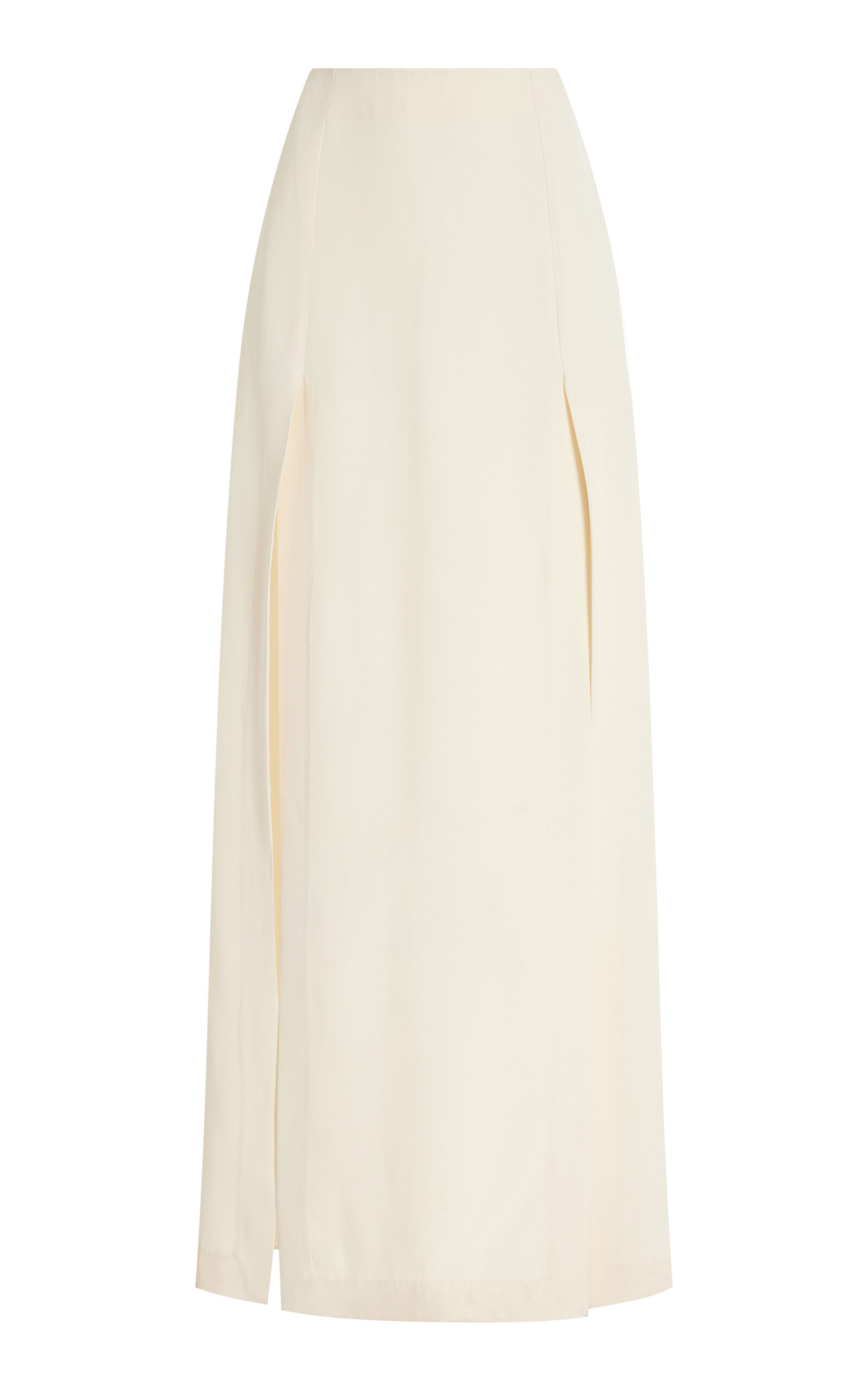 Florence Silk Shantung Maxi Skirt