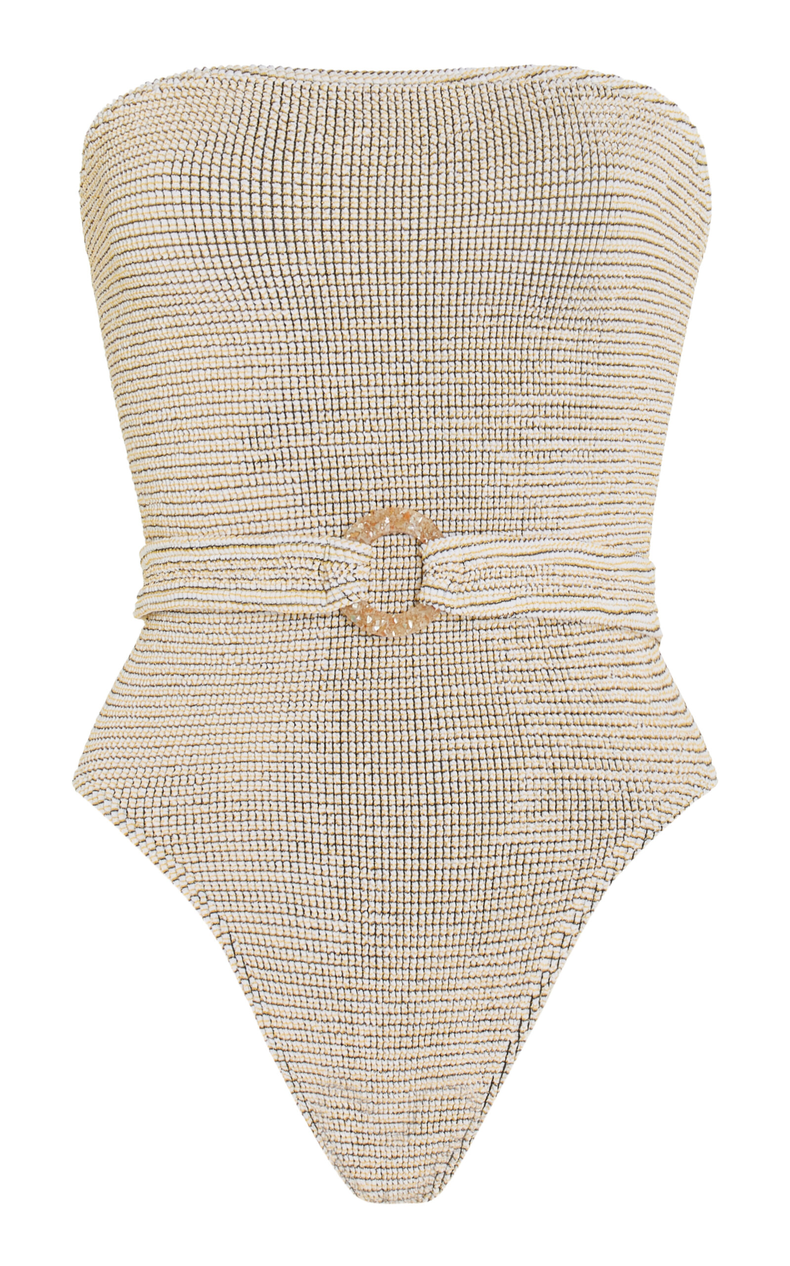 x Georgia Fowler Fane Belted One-Piece Swimsuit