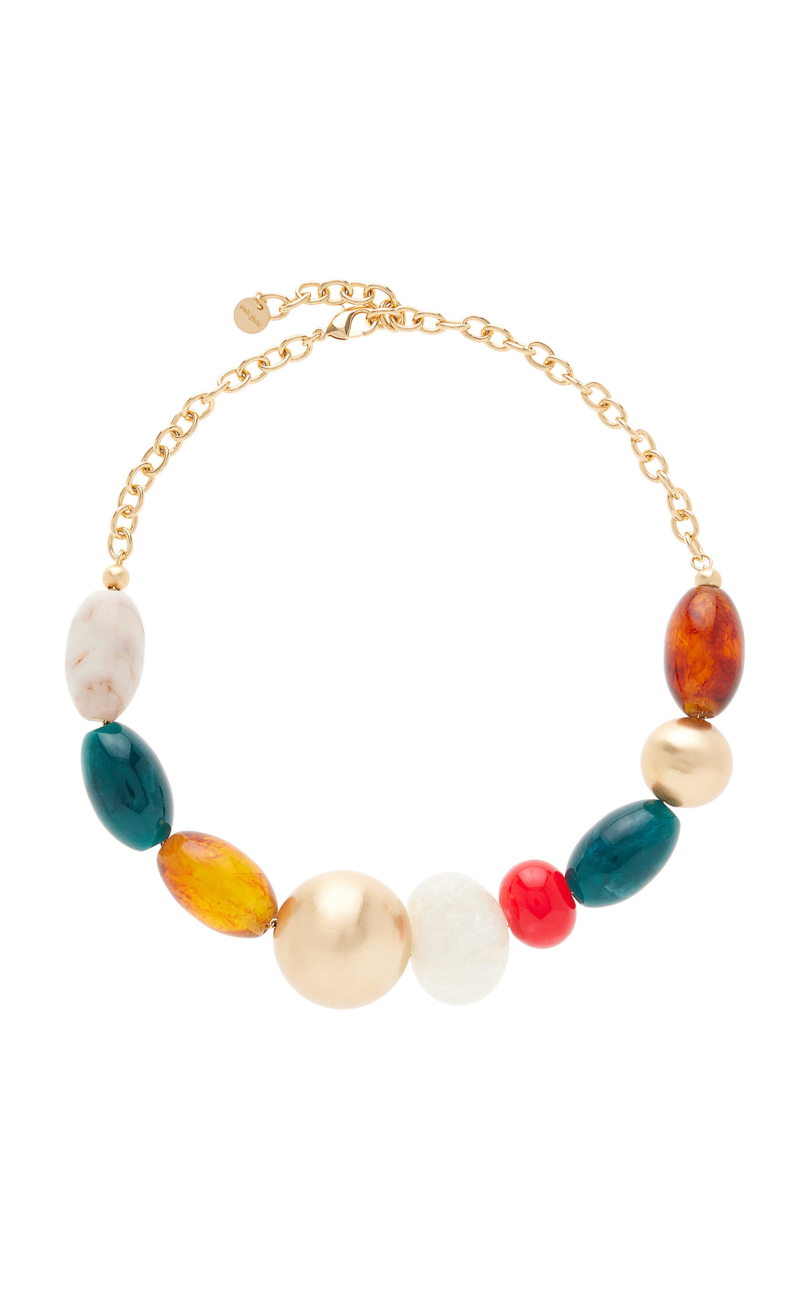 Shop Cult Gaia Mercier Beaded Choker In Multi