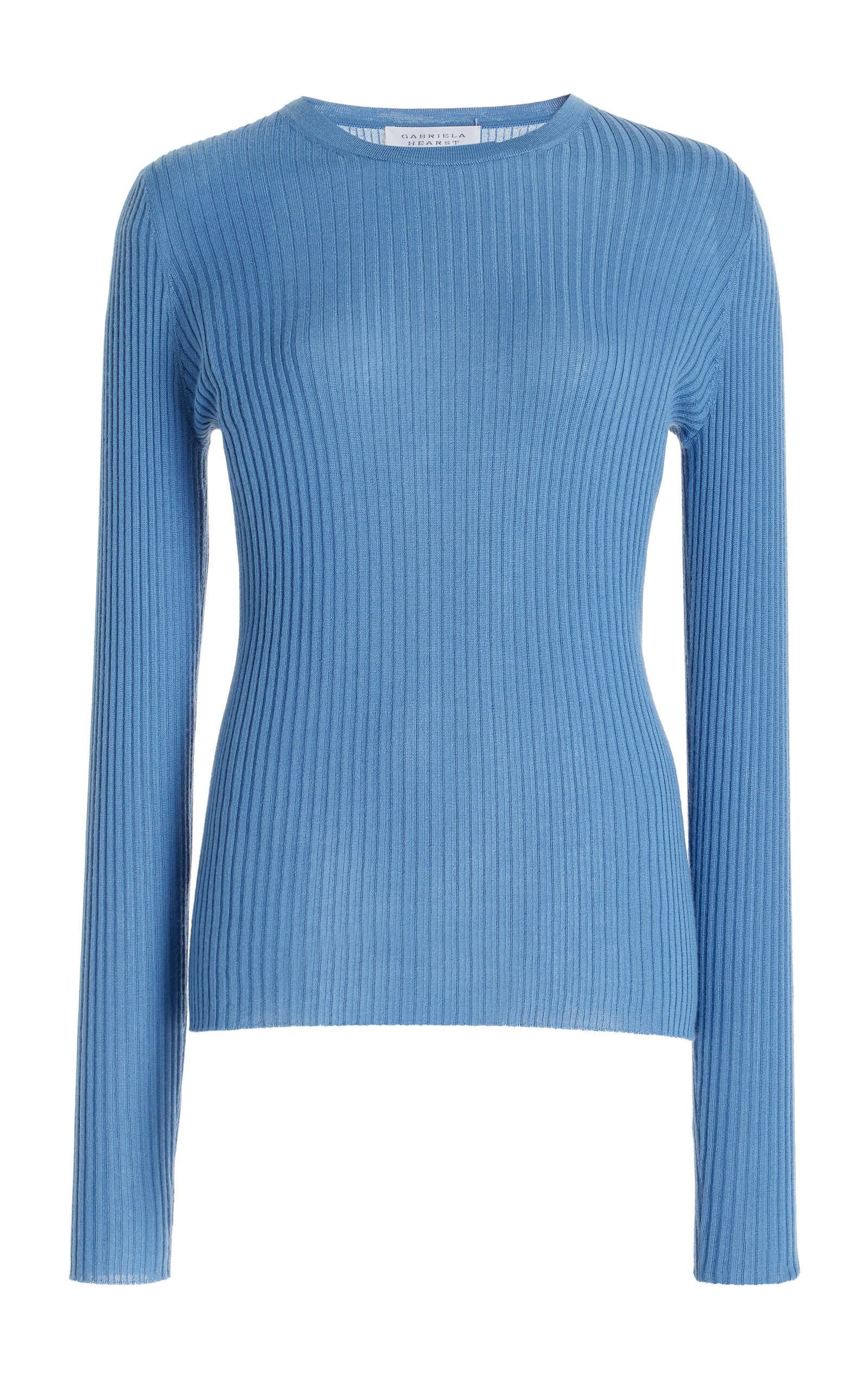 Browning Ribbed-Knit Cashmere-Silk Sweater