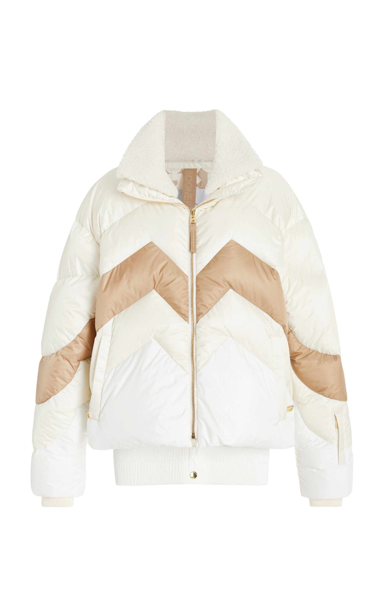 Shop Bogner Vanja Down Ski Jacket In Ivory