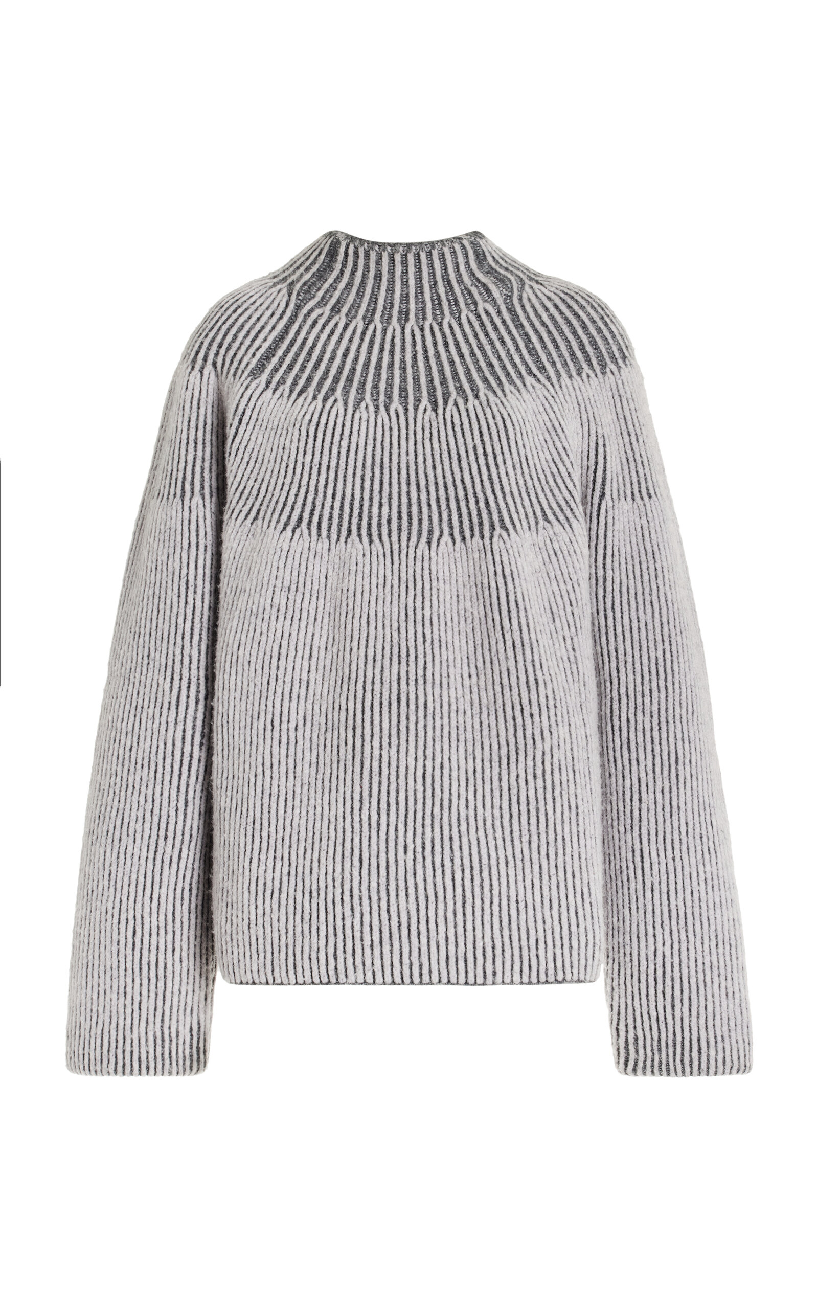 Shop Proenza Schouler White Label Brynn Jacquard Knit Sweater In Blue